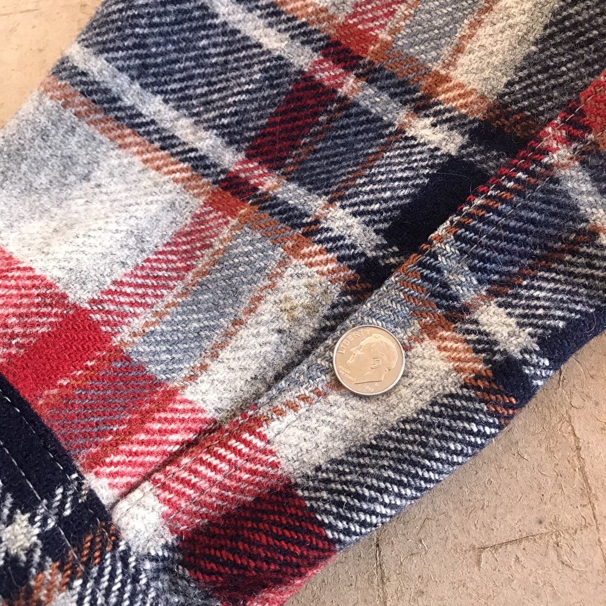 Pendleton × Vintage RARE Vintage Pendleton Wool Plaid Jacket / Heavy Shirt Size US L / EU 52-54 / 3 - 6 Thumbnail