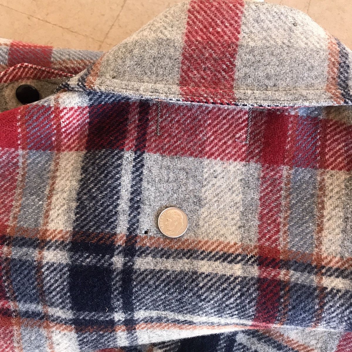 Pendleton × Vintage RARE Vintage Pendleton Wool Plaid Jacket / Heavy Shirt Size US L / EU 52-54 / 3 - 11 Thumbnail
