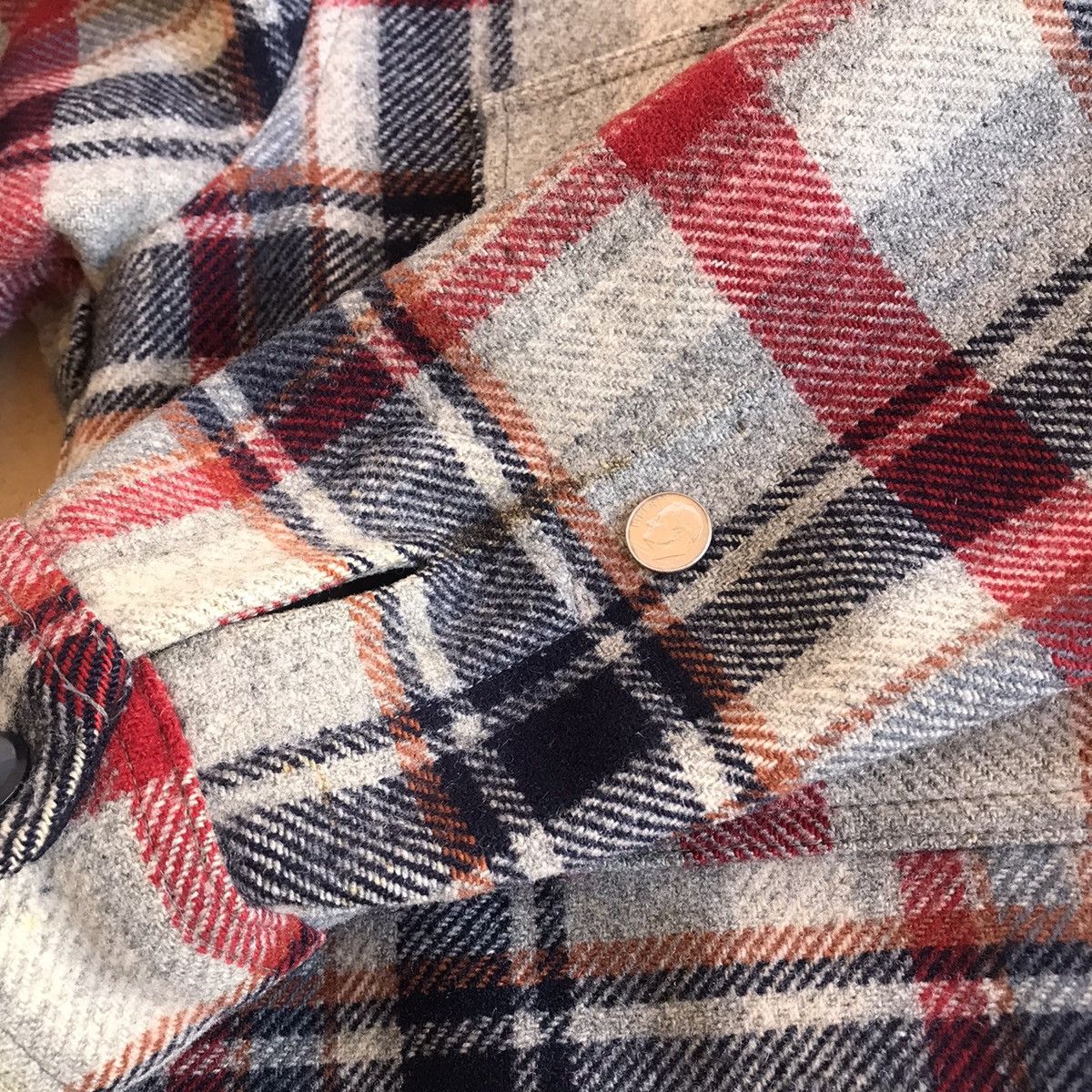 Pendleton × Vintage RARE Vintage Pendleton Wool Plaid Jacket / Heavy Shirt Size US L / EU 52-54 / 3 - 8 Thumbnail