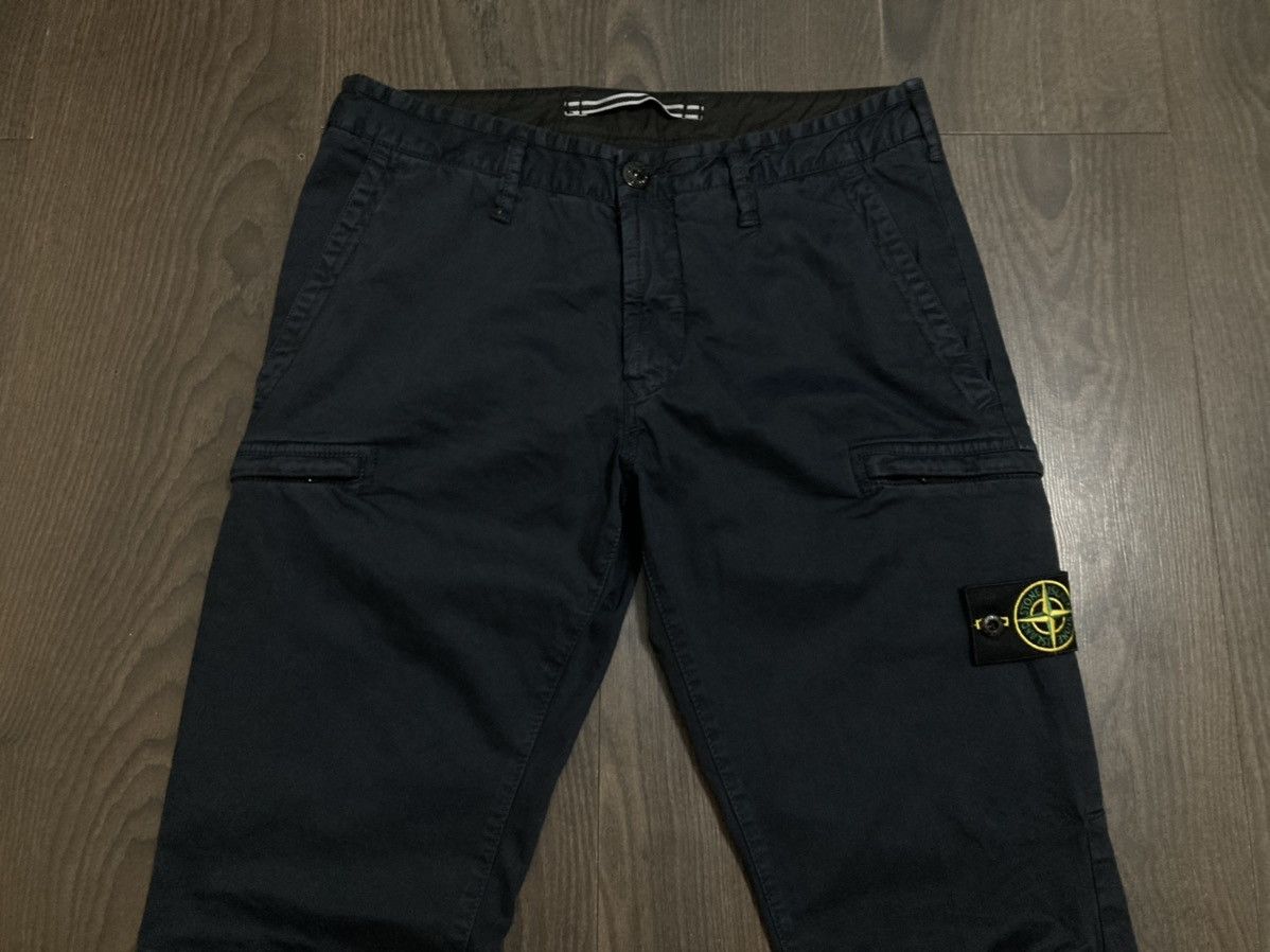 Stone Island STONE ISLAND Garment Dyed Zip Cargo Pants NEW Size US 31 - 3 Thumbnail