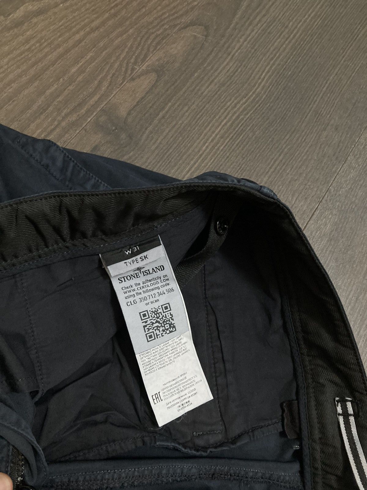 Stone Island STONE ISLAND Garment Dyed Zip Cargo Pants NEW Size US 31 - 6 Thumbnail