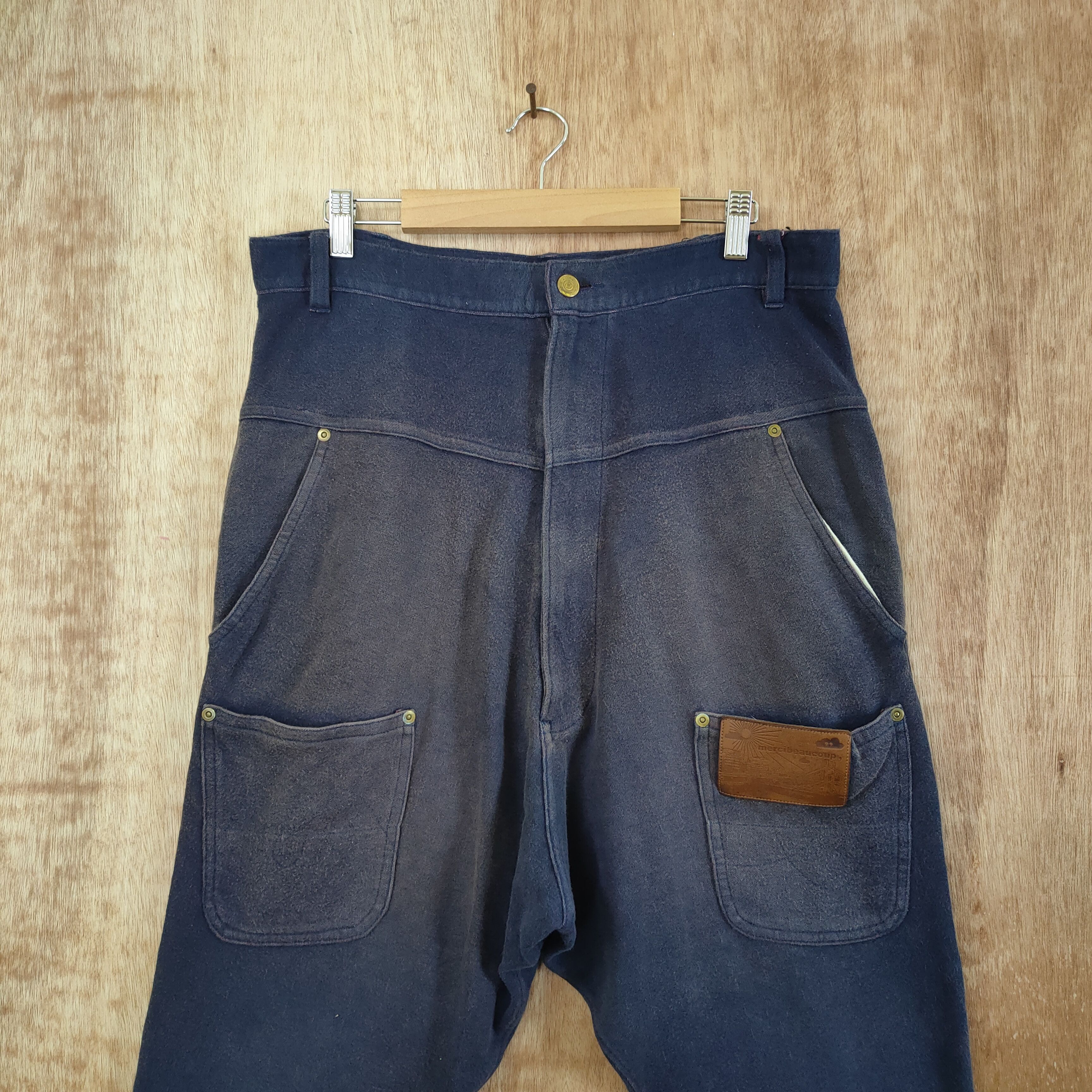 mercibeaucoup VINTAGE MERCIBEAUCOUP by ISSEY MIYAKE FADED BUSH CARGO PANTS Size US 32 / EU 48 - 3 Thumbnail