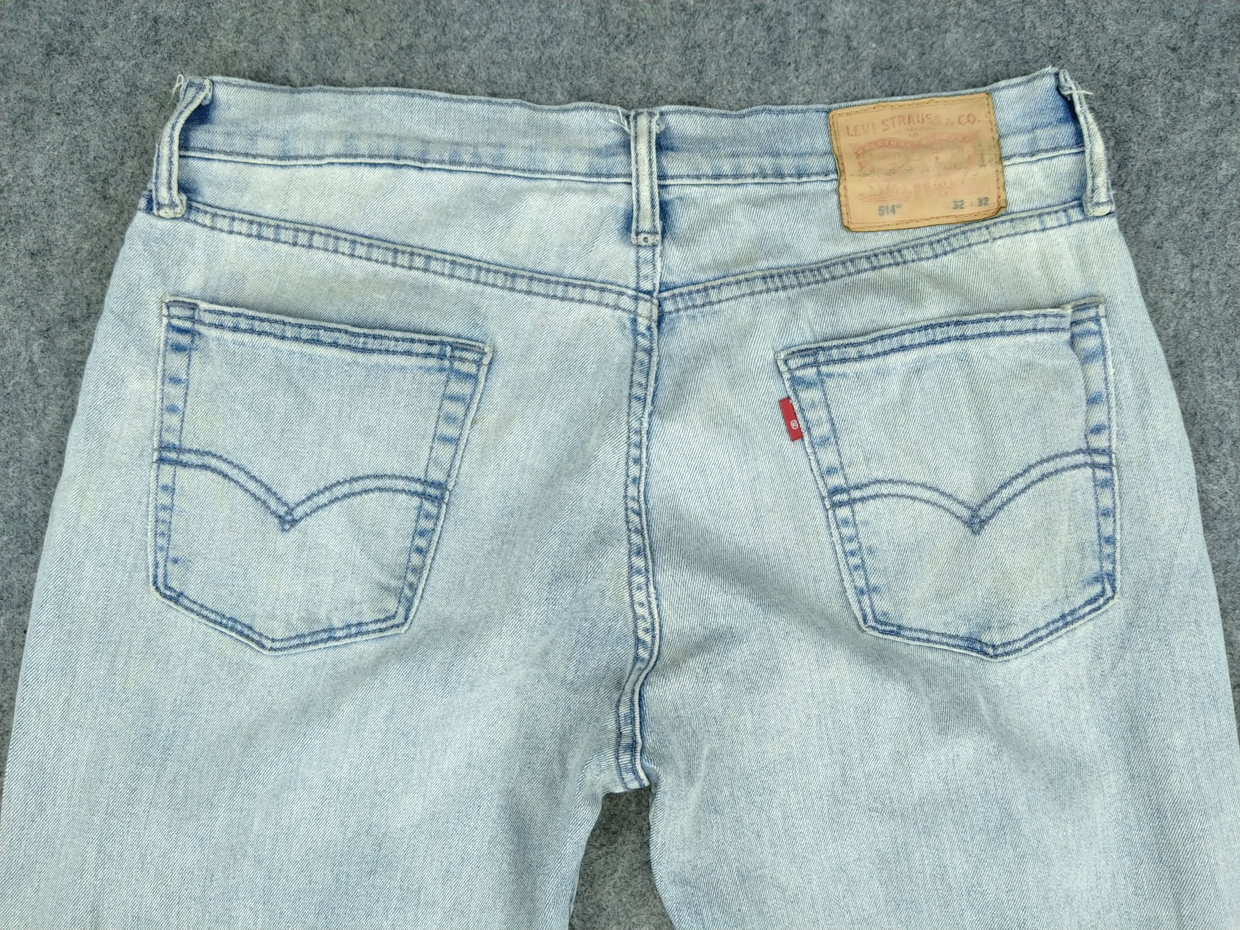 Levi's Light Wash Levi's 514 Single R Denim 33 x 30.5 -JN119 Size US 33 - 4 Thumbnail