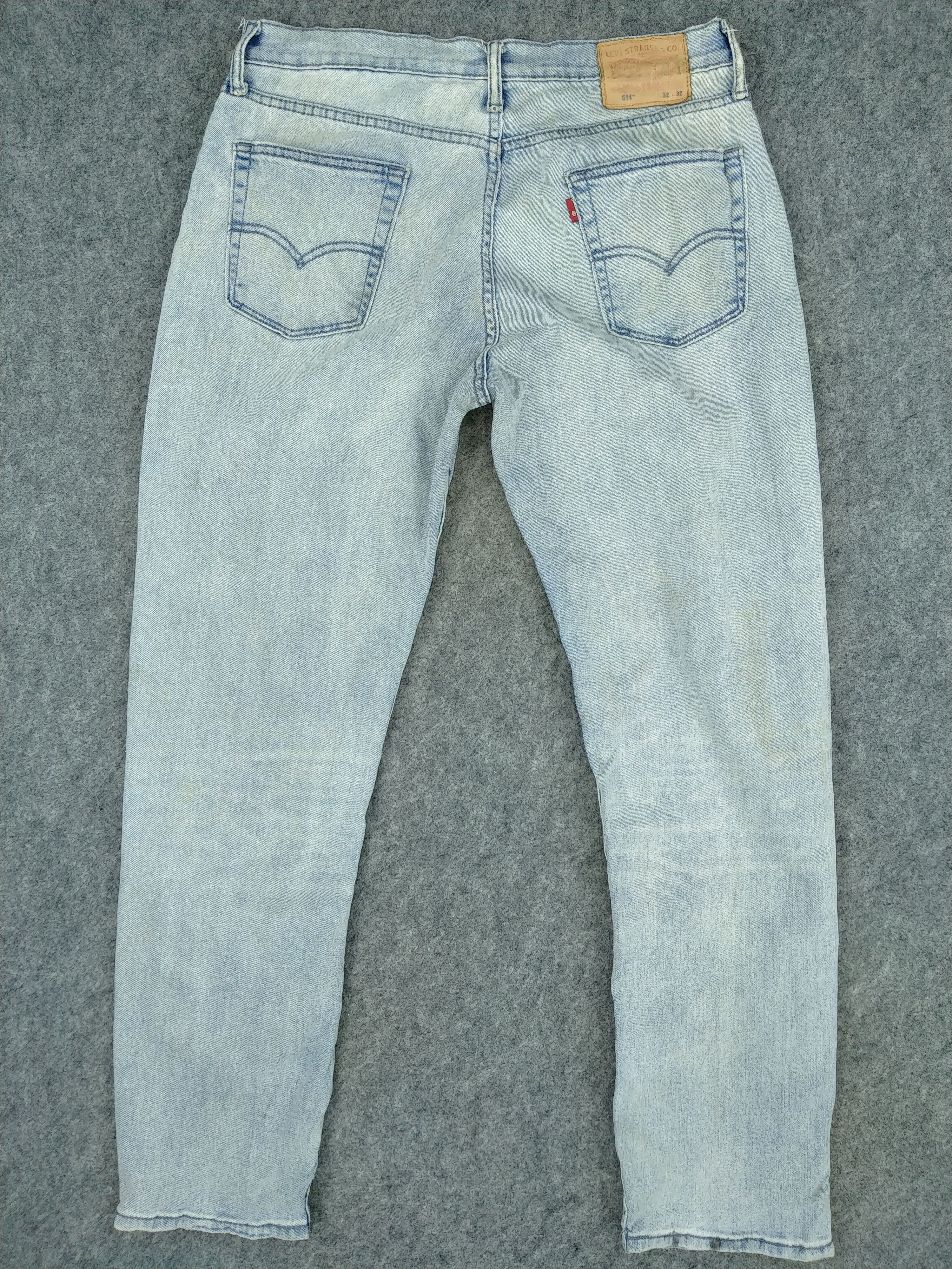 Levi's Light Wash Levi's 514 Single R Denim 33 x 30.5 -JN119 Size US 33 - 2 Thumbnail