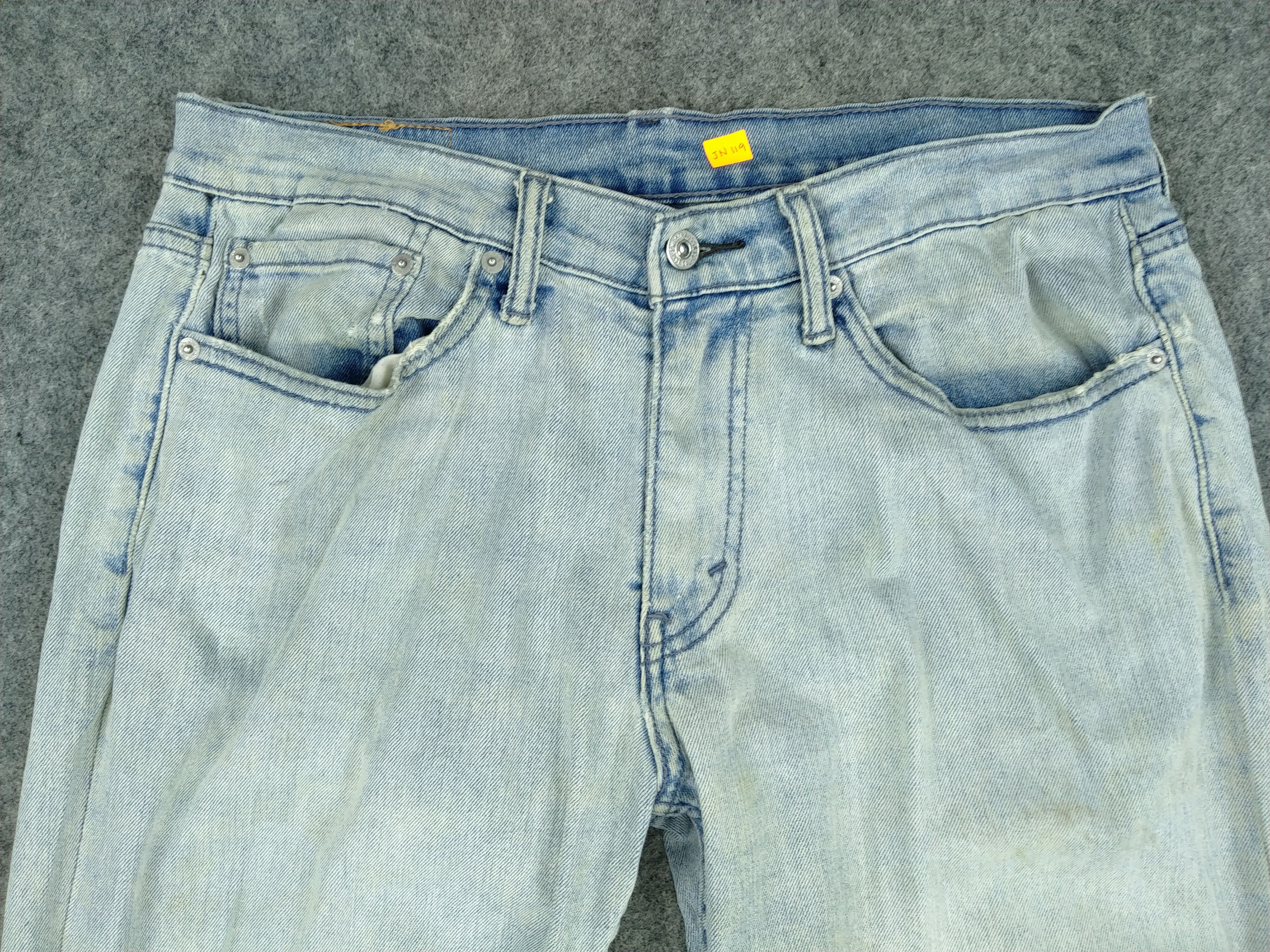 Levi's Light Wash Levi's 514 Single R Denim 33 x 30.5 -JN119 Size US 33 - 3 Thumbnail