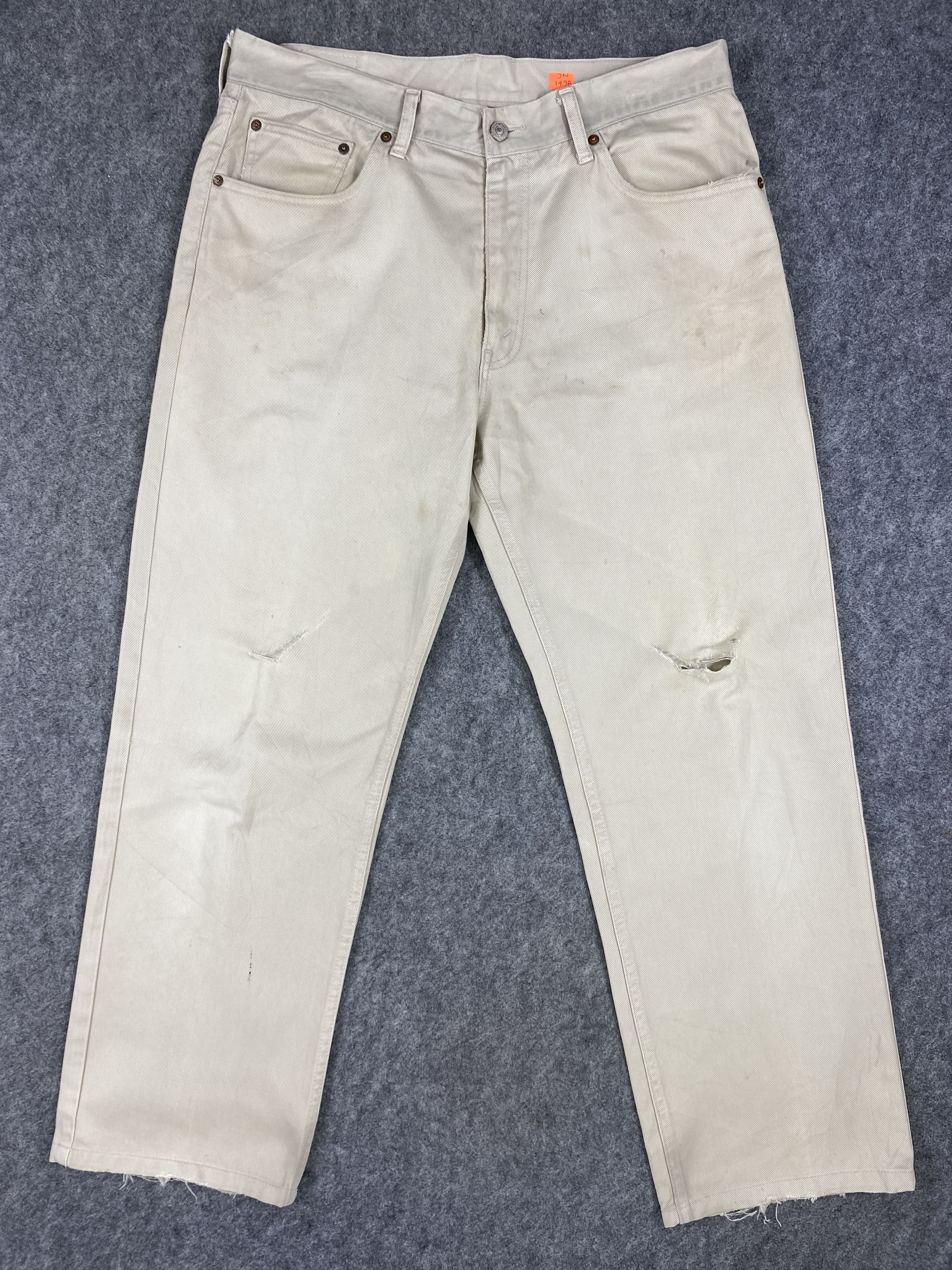 Levi's Khaki Vintage Levi's 533 Jeans 34x28.5 Denim -JN1498 Size US 34 / EU 50 - 1 Thumbnail