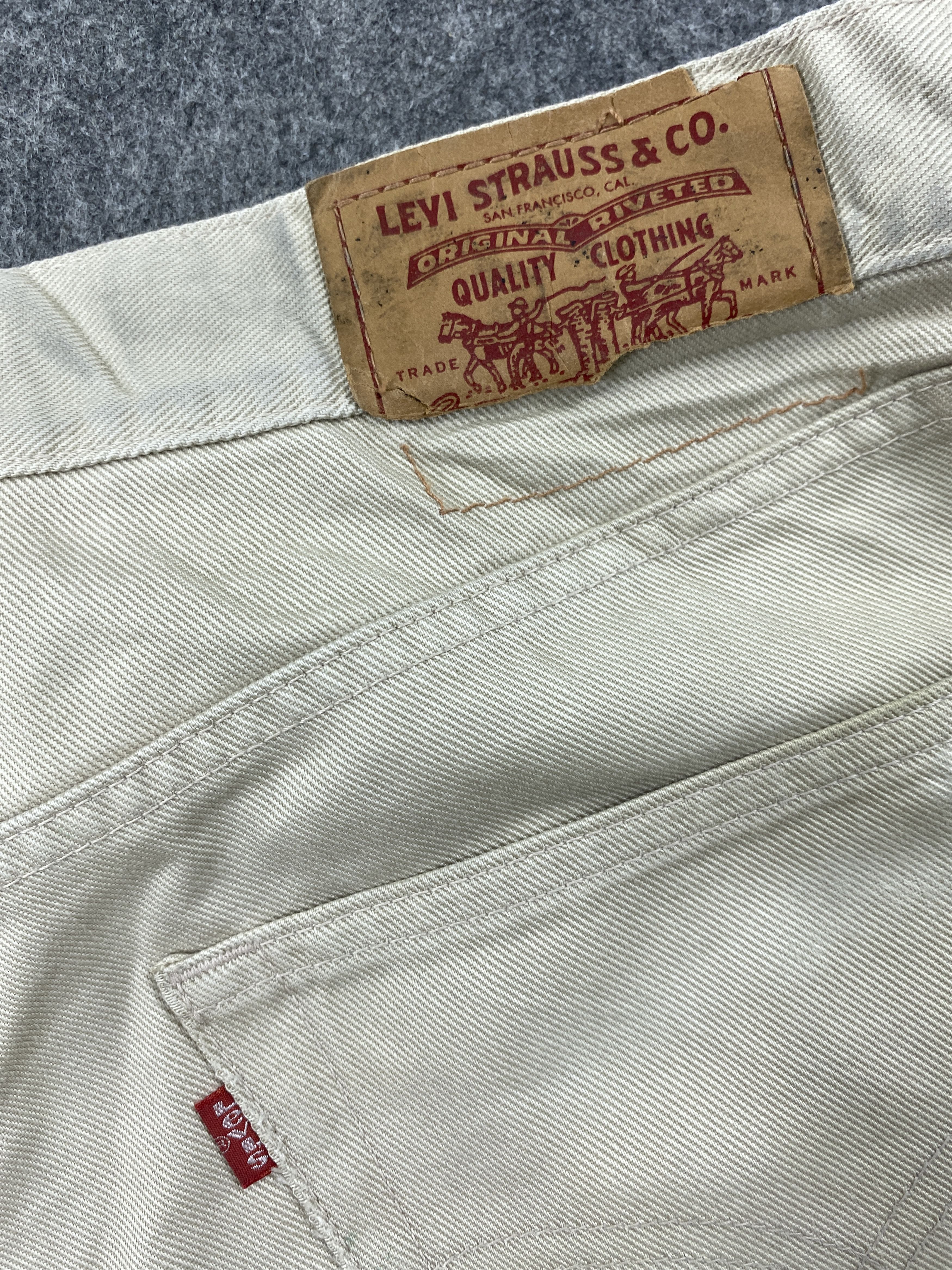 Levi's Khaki Vintage Levi's 533 Jeans 34x28.5 Denim -JN1498 Size US 34 / EU 50 - 9 Thumbnail