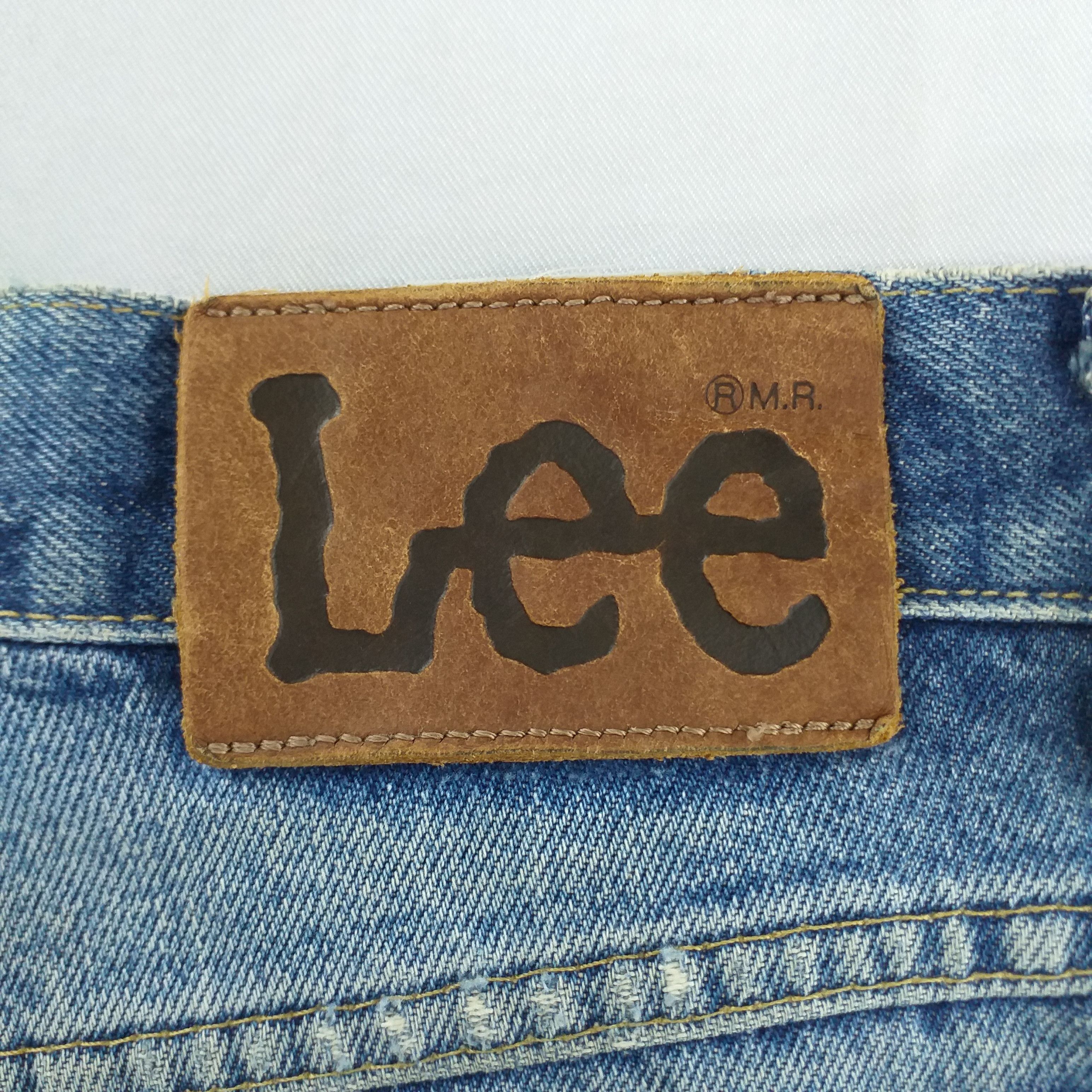 Lee Vintage Lee Riders Distressed Denim 29x33.5 JN041 Size US 29 - 19 Thumbnail