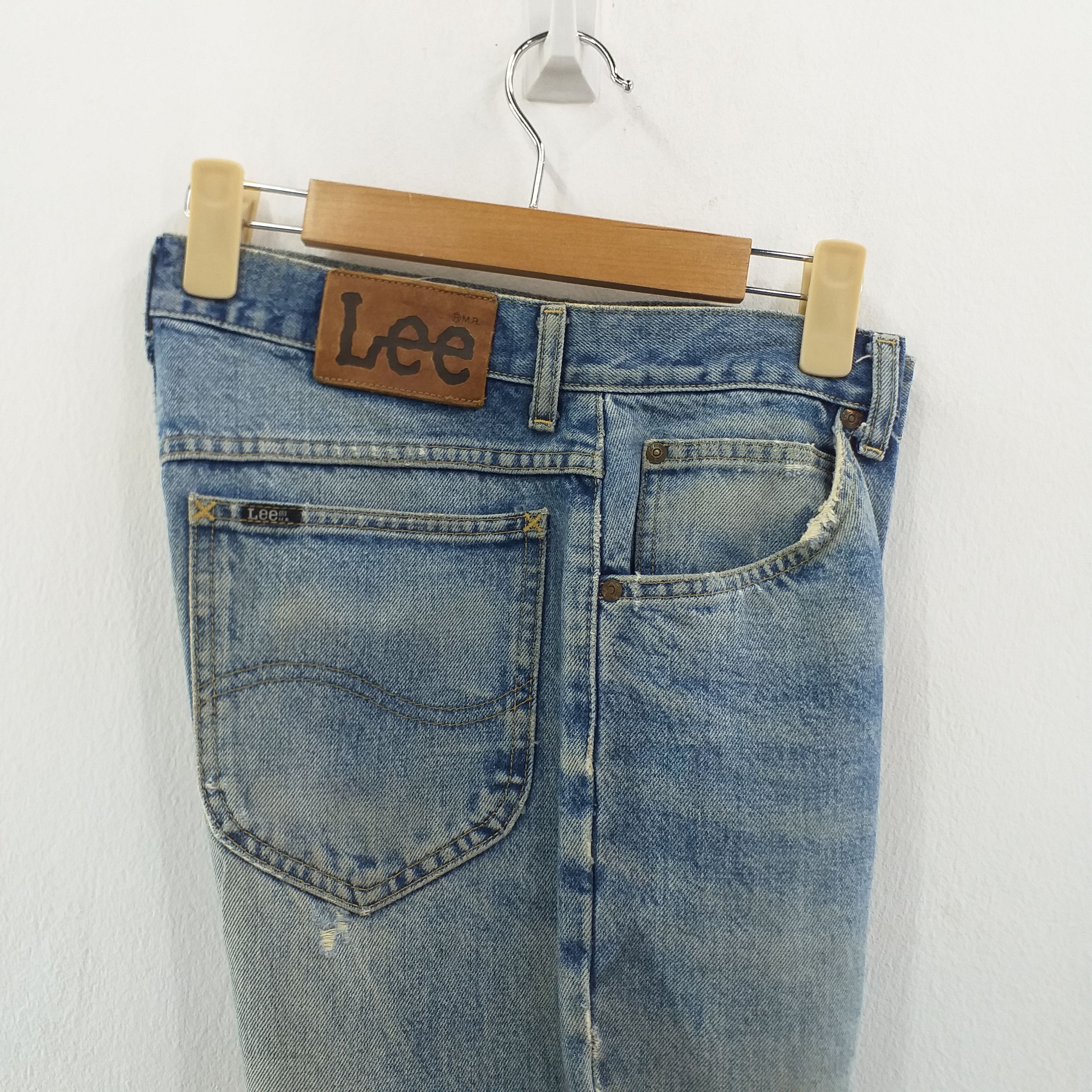 Lee Vintage Lee Riders Distressed Denim 29x33.5 JN041 Size US 29 - 12 Thumbnail