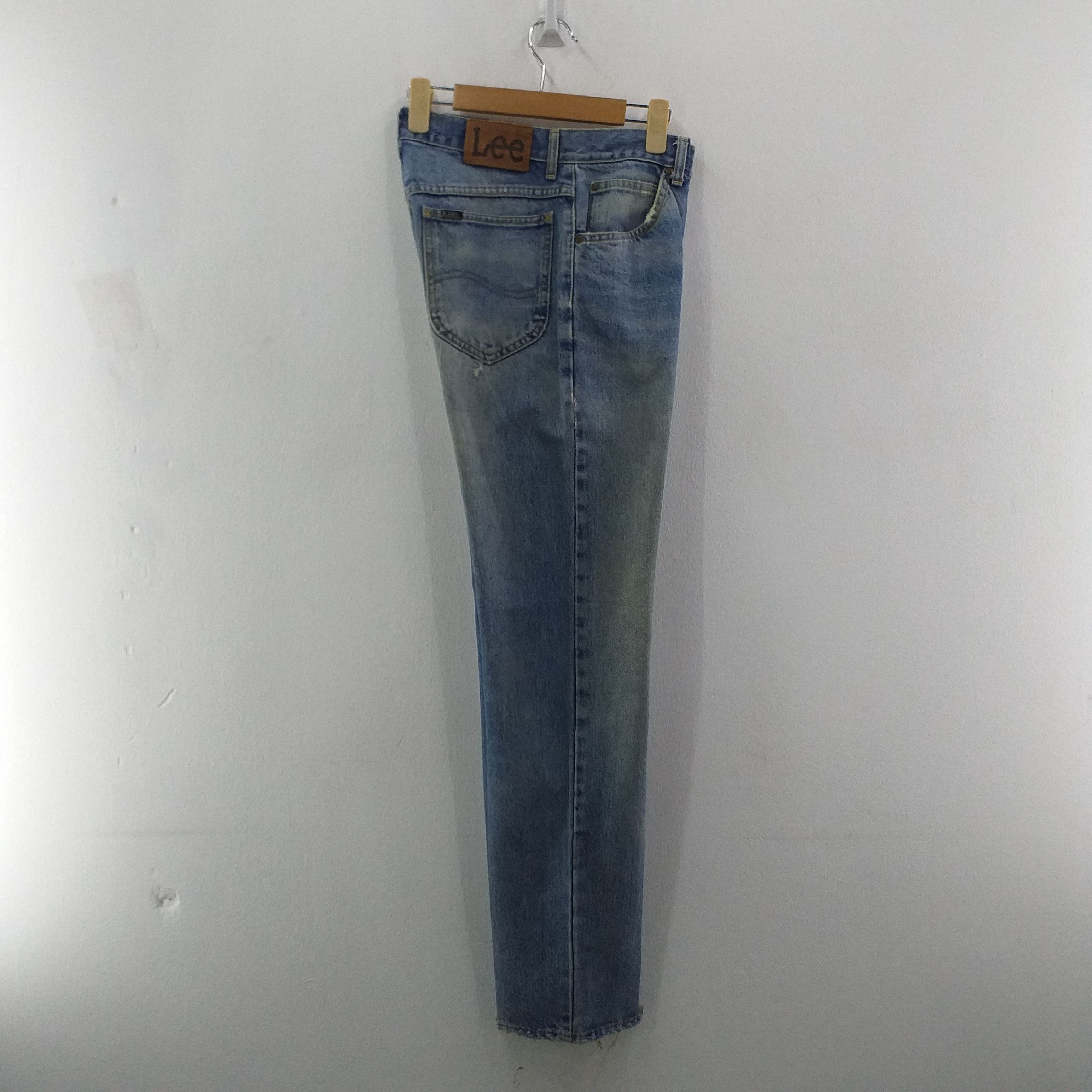 Lee Vintage Lee Riders Distressed Denim 29x33.5 JN041 Size US 29 - 4 Thumbnail