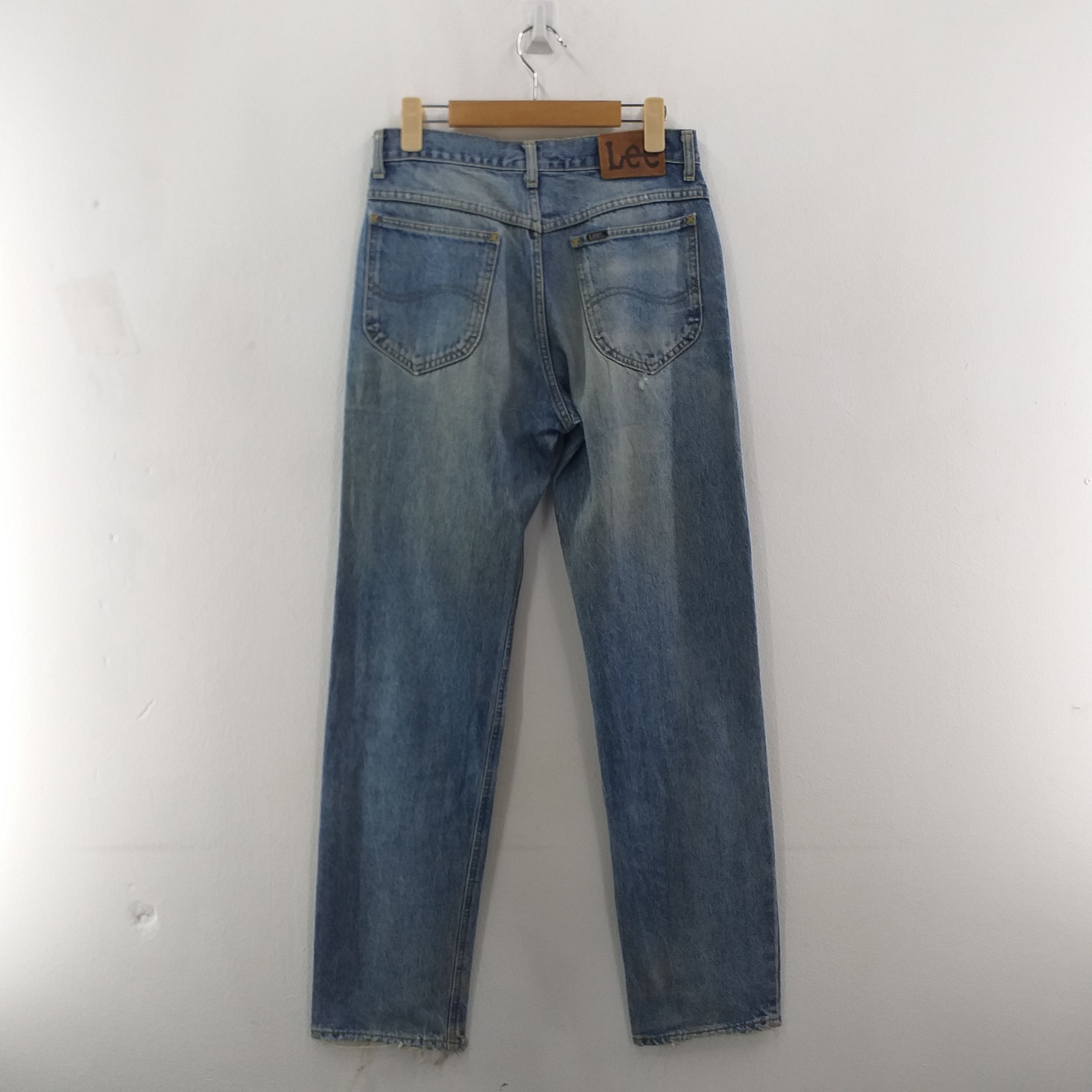 Lee Vintage Lee Riders Distressed Denim 29x33.5 JN041 Size US 29 - 2 Thumbnail
