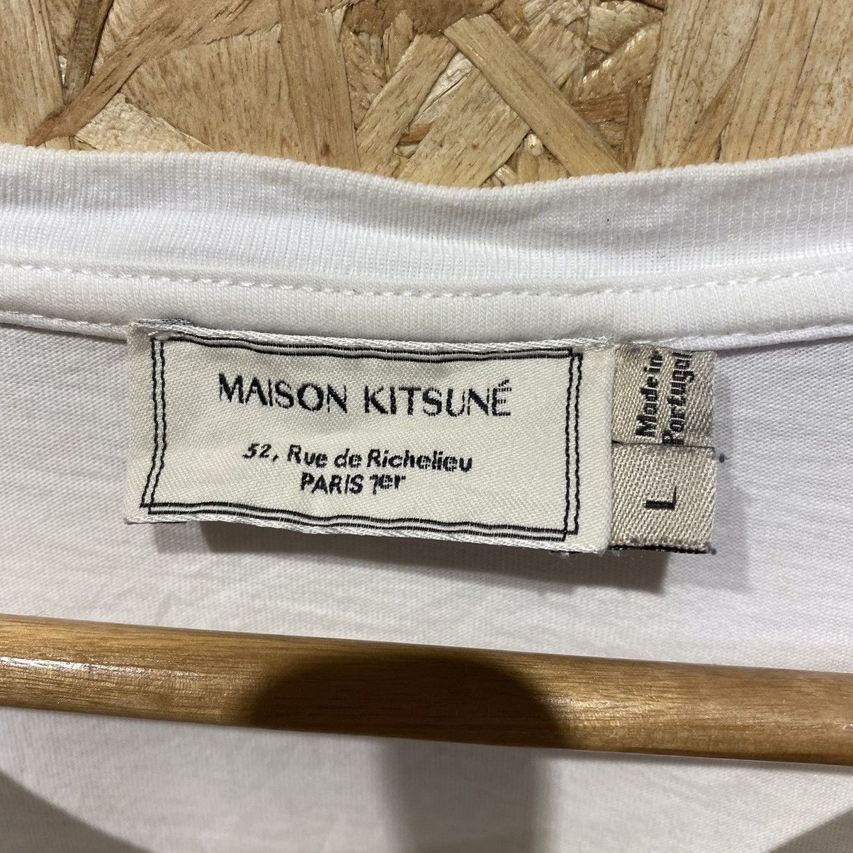 Maison Kitsune × Other LAST DROP🔥Maison Kitsune Palais Royal Paris, France Tee Size US L / EU 52-54 / 3 - 4 Thumbnail