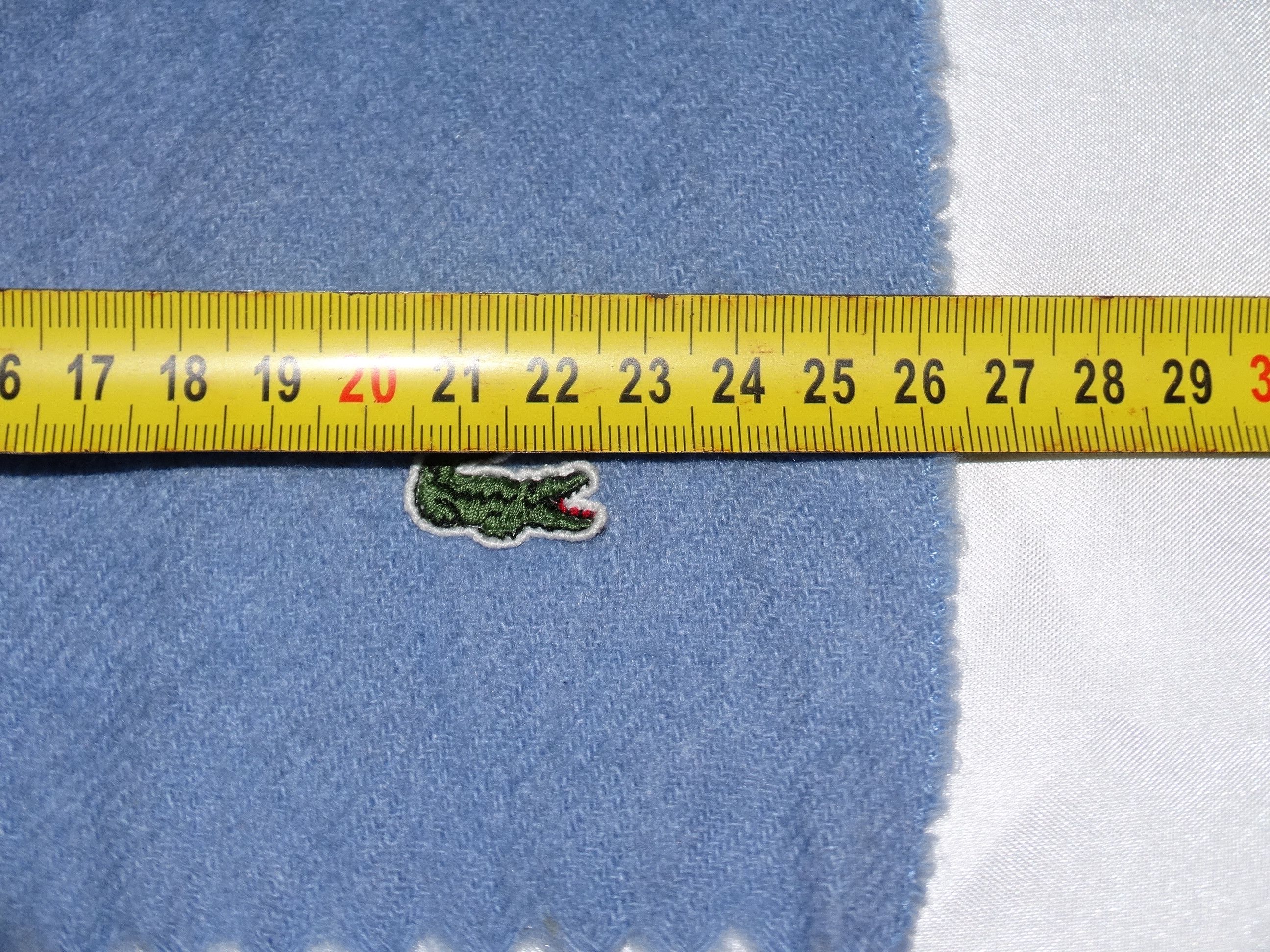 Lacoste V1 Lacoste scarf made in France embroidery logo clear blue Size ONE SIZE - 5 Thumbnail