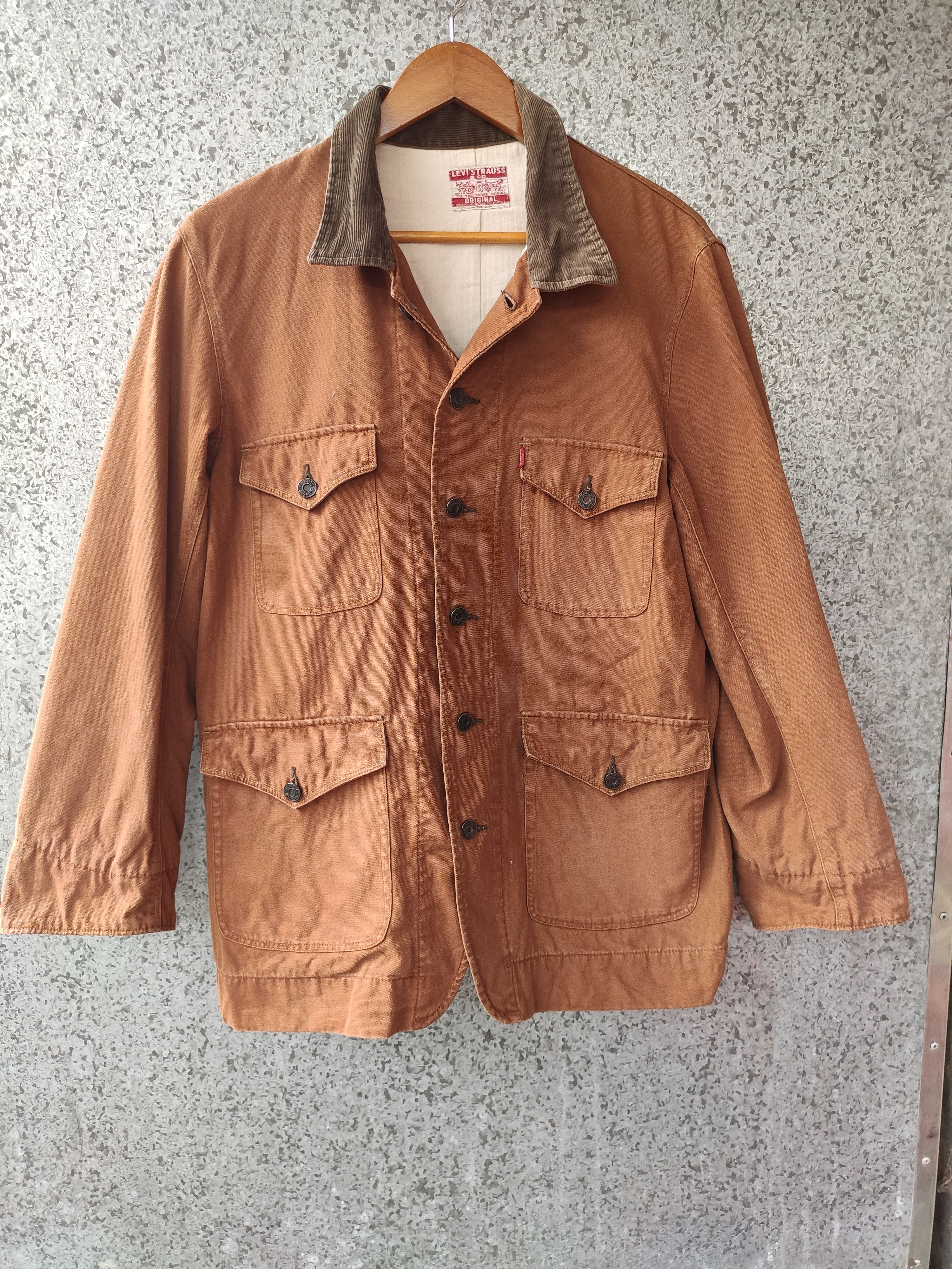 Levi's Vintage 90s Levis Jacket workers 4 pocket duck canvas Size US M / EU 48-50 / 2 - 3 Thumbnail