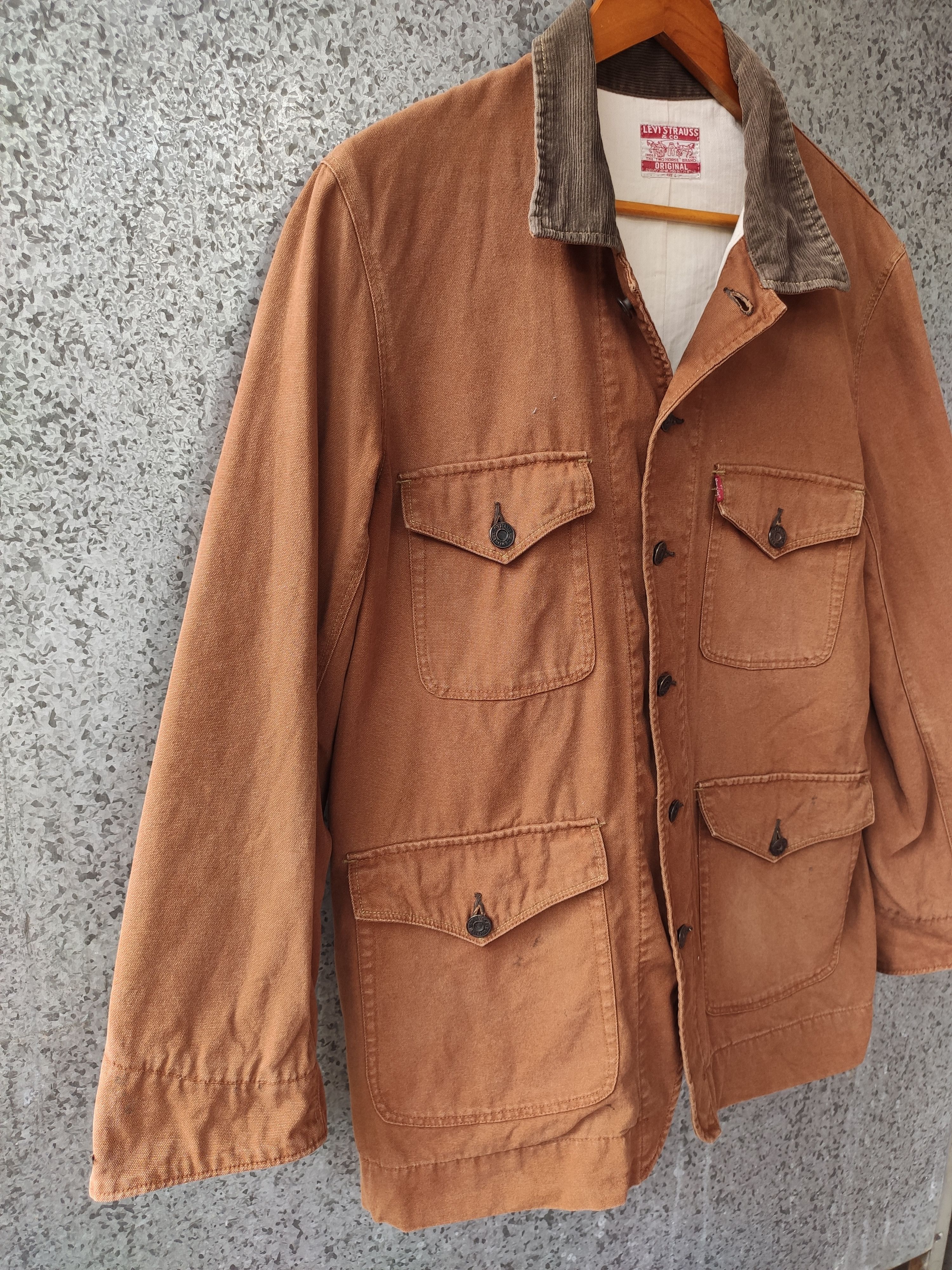 Levi's Vintage 90s Levis Jacket workers 4 pocket duck canvas Size US M / EU 48-50 / 2 - 6 Thumbnail