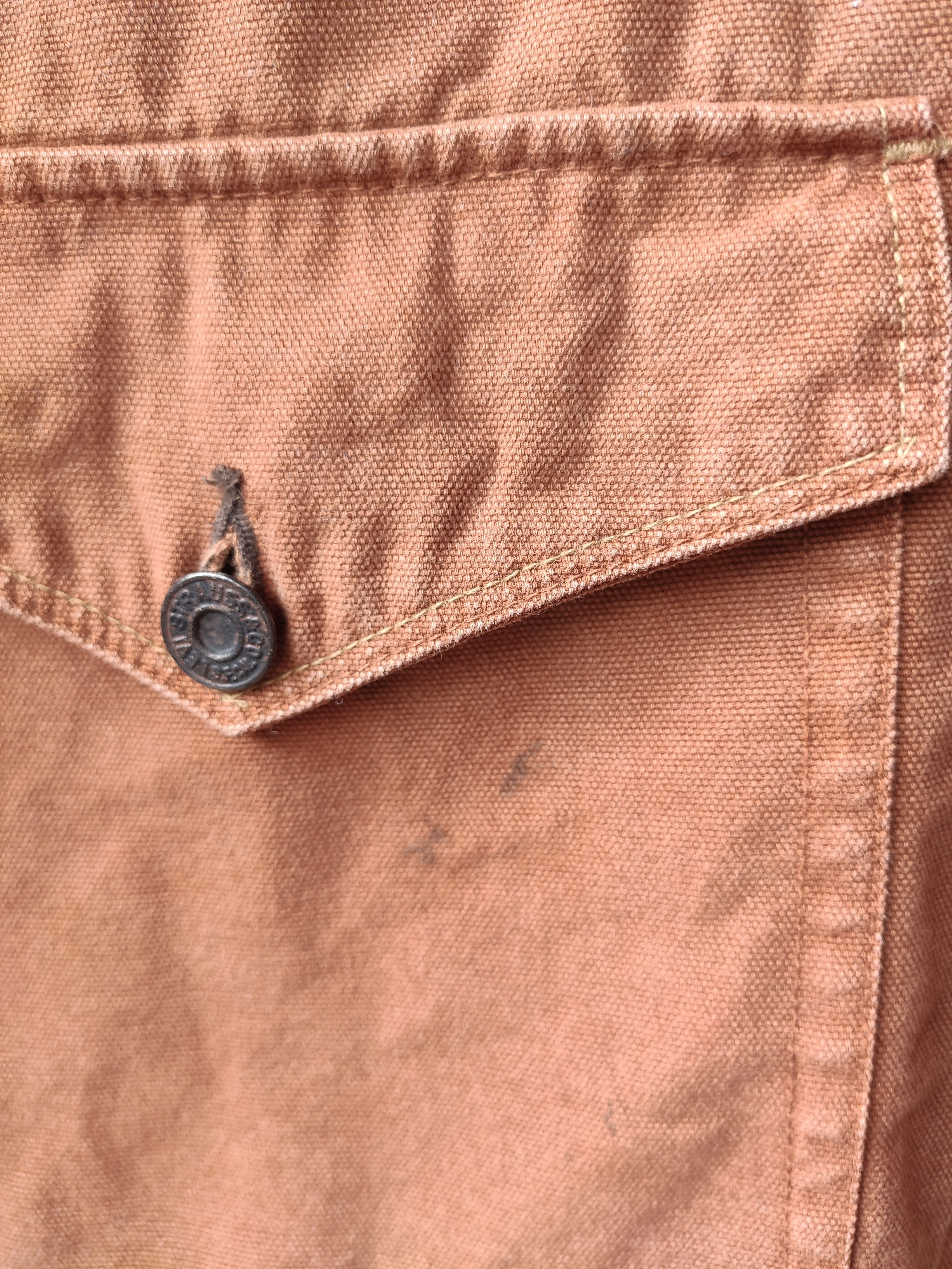 Levi's Vintage 90s Levis Jacket workers 4 pocket duck canvas Size US M / EU 48-50 / 2 - 13 Thumbnail