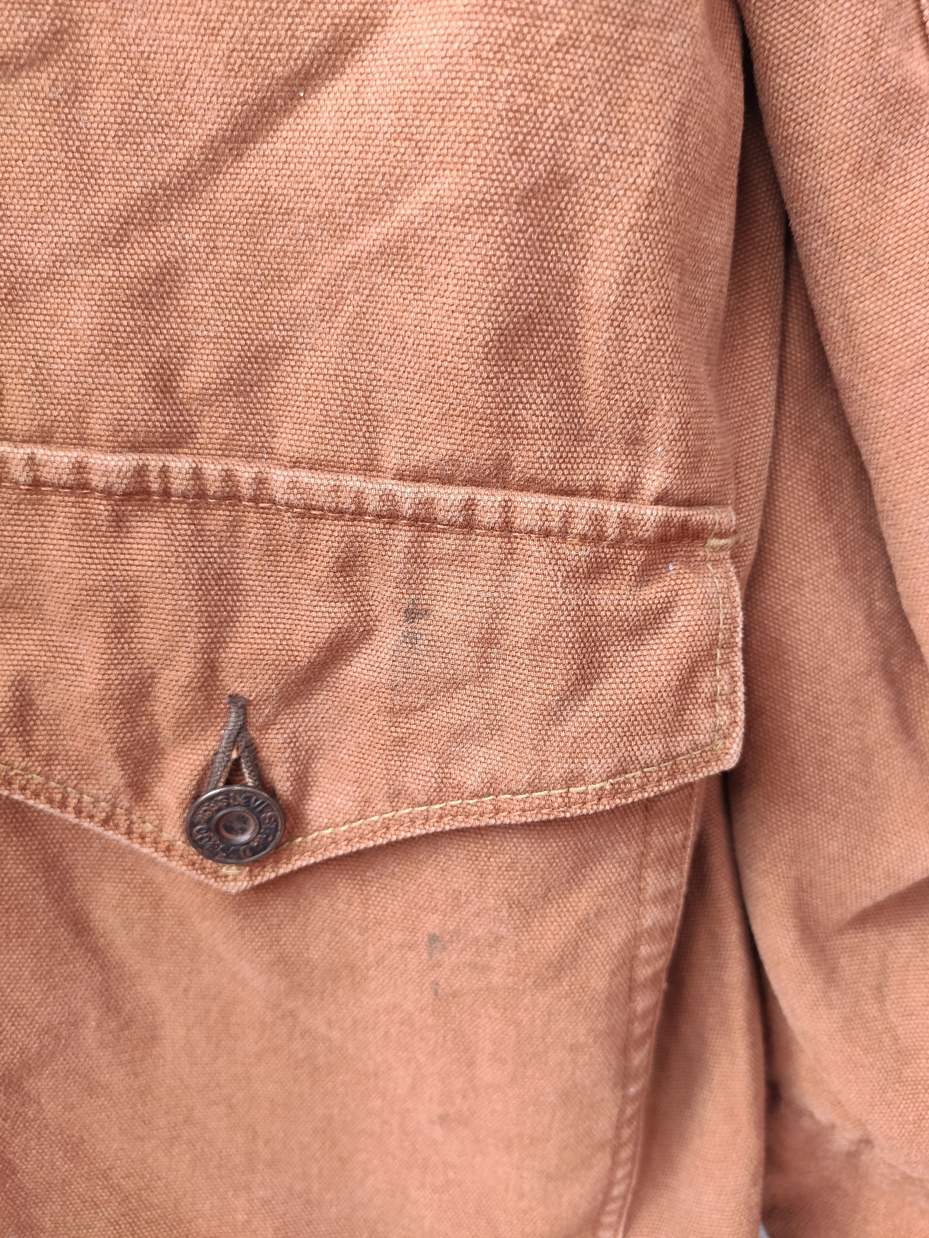 Levi's Vintage 90s Levis Jacket workers 4 pocket duck canvas Size US M / EU 48-50 / 2 - 12 Thumbnail