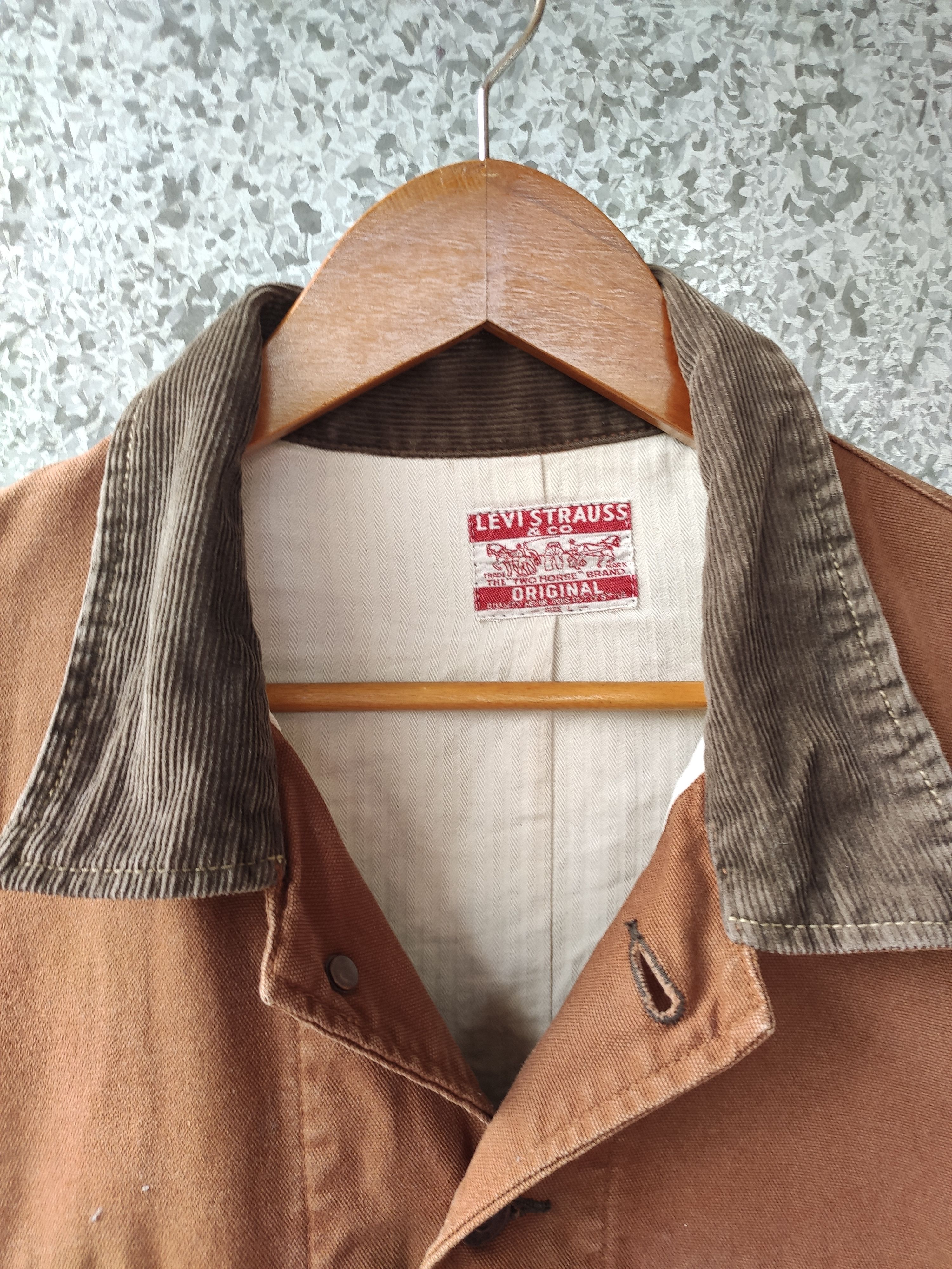Levi's Vintage 90s Levis Jacket workers 4 pocket duck canvas Size US M / EU 48-50 / 2 - 4 Thumbnail