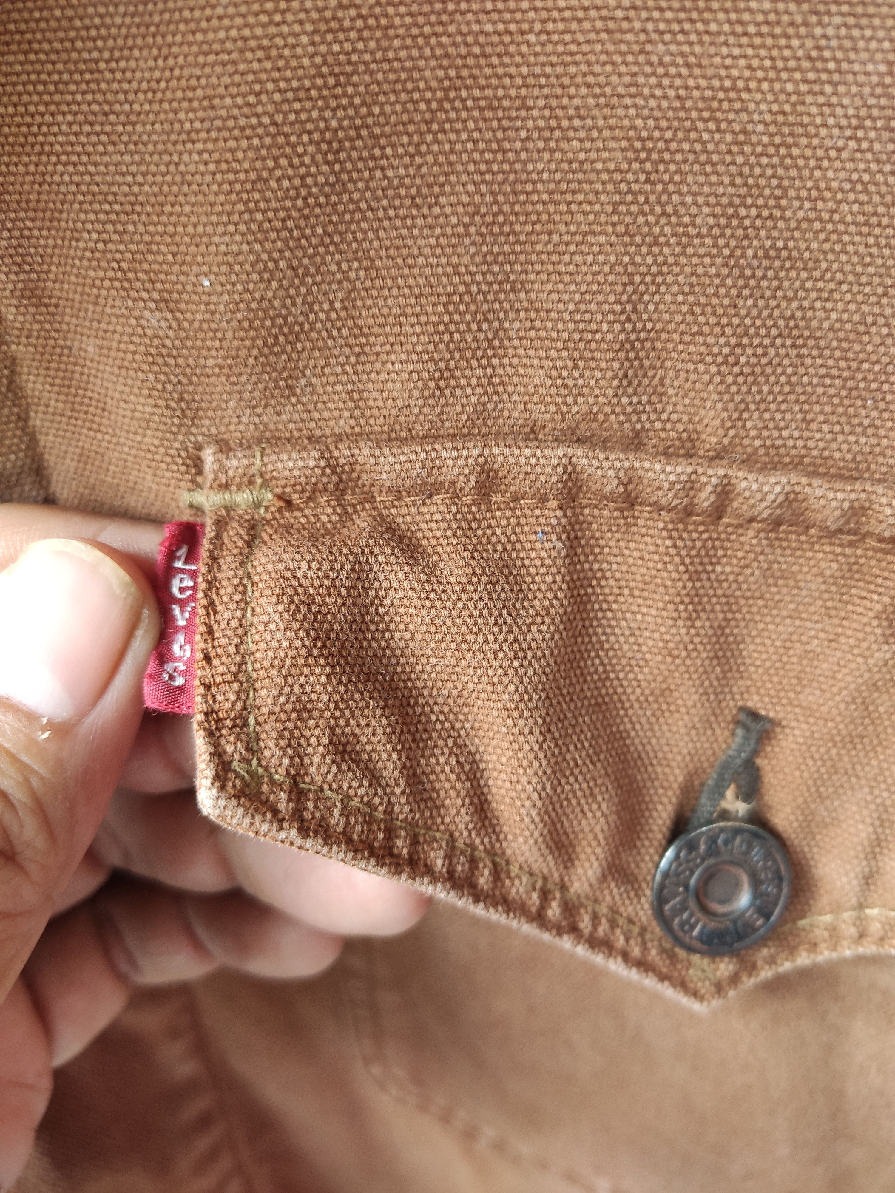 Levi's Vintage 90s Levis Jacket workers 4 pocket duck canvas Size US M / EU 48-50 / 2 - 7 Thumbnail