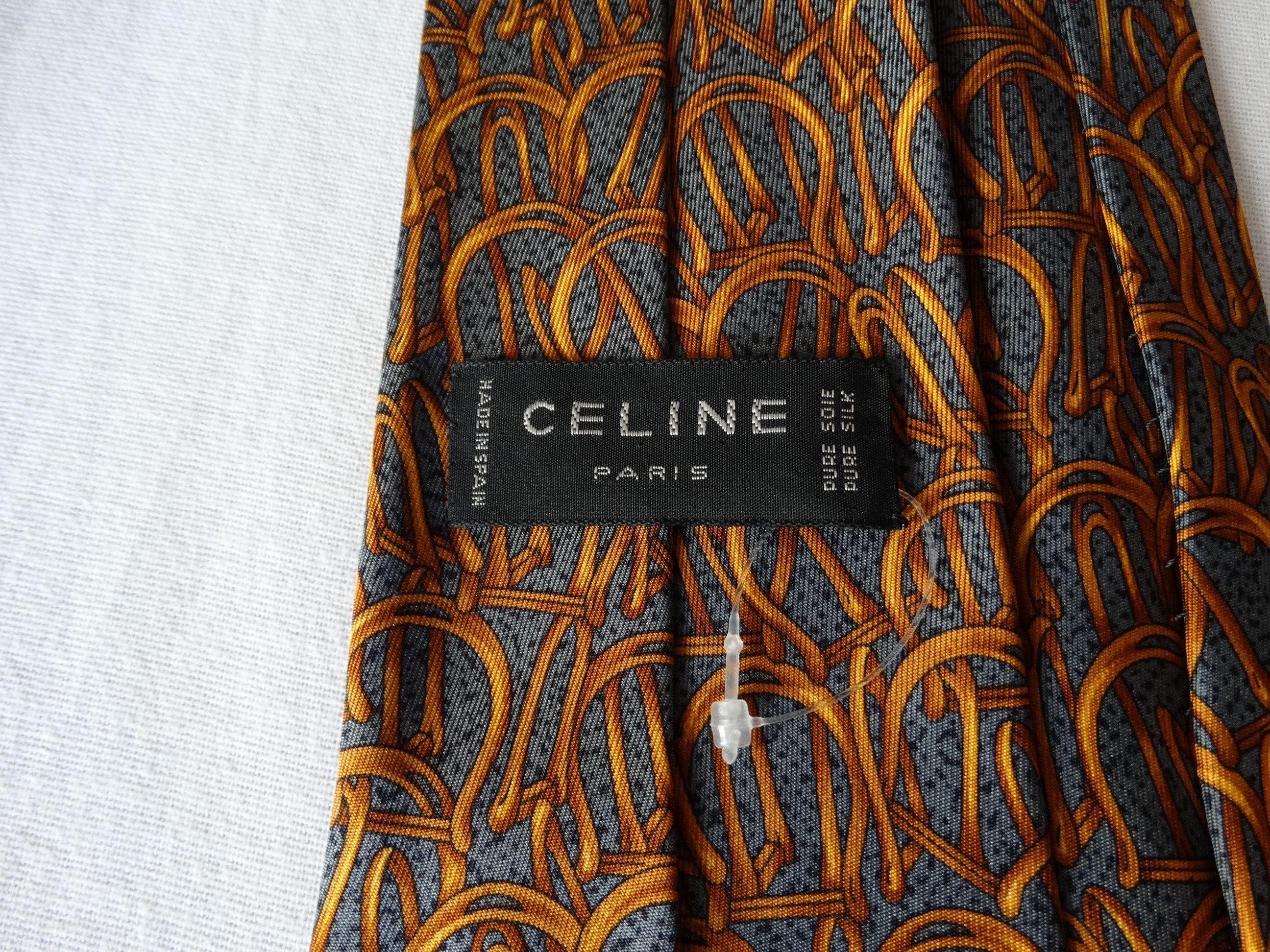 Celine × Vintage Celine Paris Monogram Paisley Baroque Tie Size ONE SIZE - 2 Thumbnail