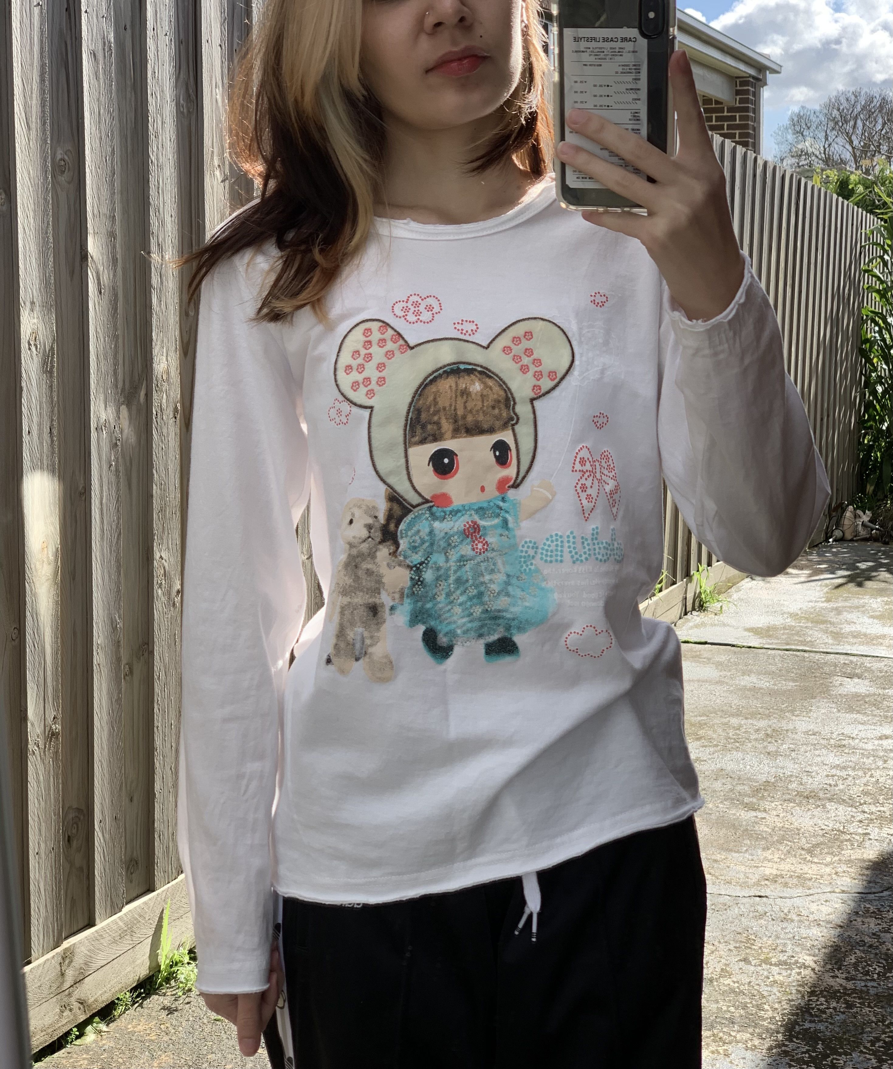 Japanese Brand UNIQUE CUTE LONG SLEEVE TOP Size S / US 4 / IT 40 - 1 Thumbnail