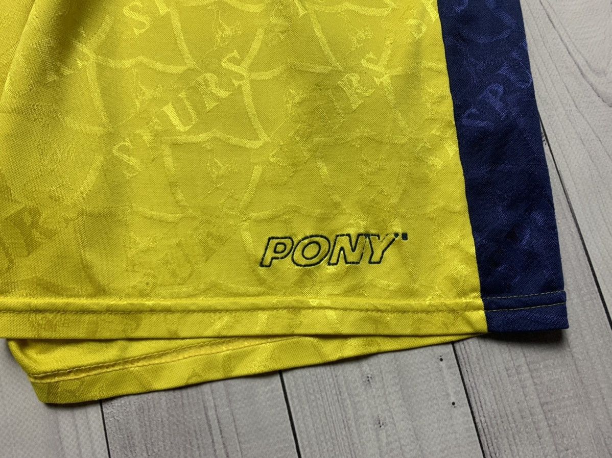 PONY × Vintage Vintage Tottenham shorts spurs pony yellow size - M/L Size US 34 / EU 50 - 2 Thumbnail
