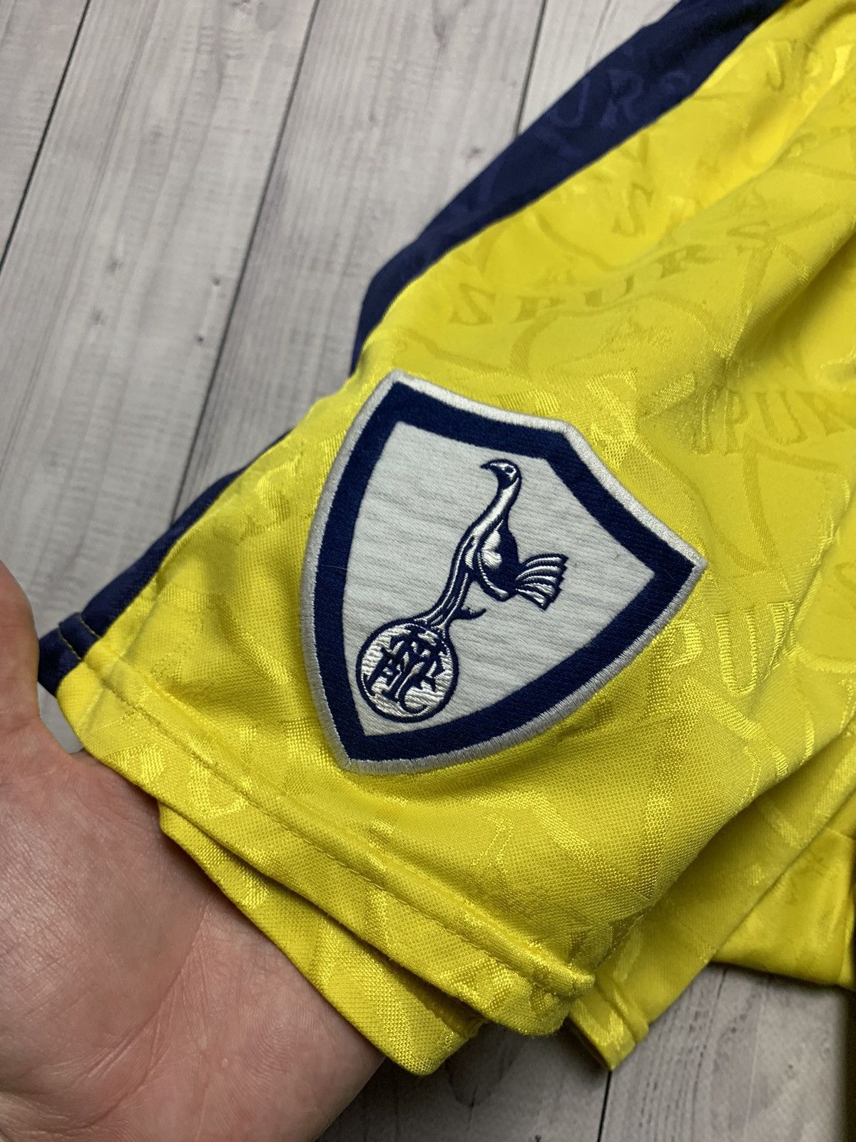 PONY × Vintage Vintage Tottenham shorts spurs pony yellow size - M/L Size US 34 / EU 50 - 3 Thumbnail