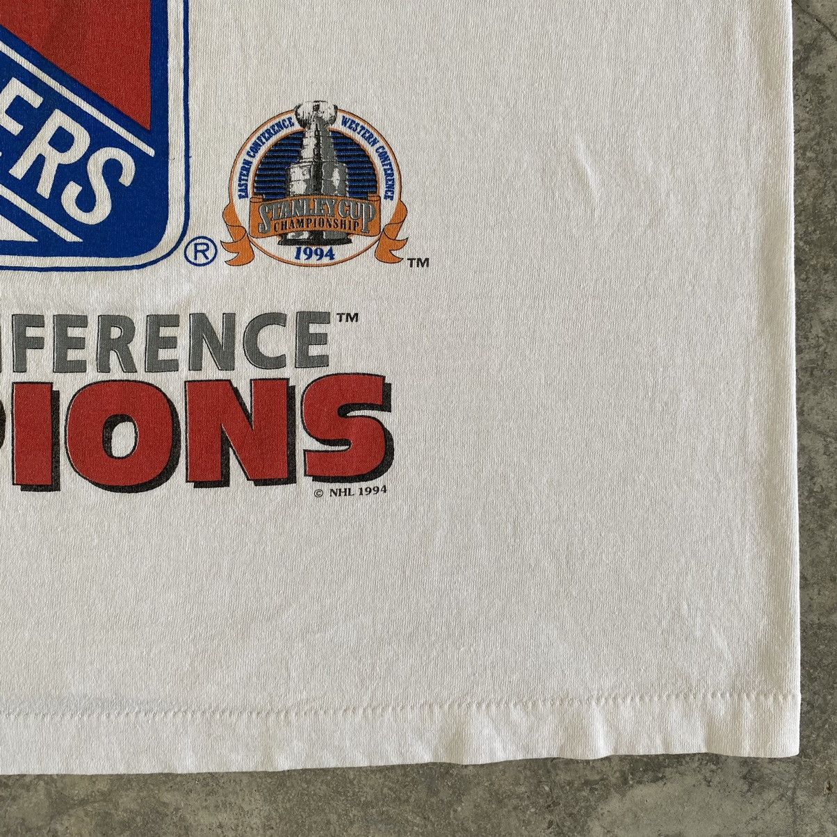 NHL × Vintage Vintage 1994 New York Rangers NHL Championship T-shirt Size US XL / EU 56 / 4 - 7 Thumbnail