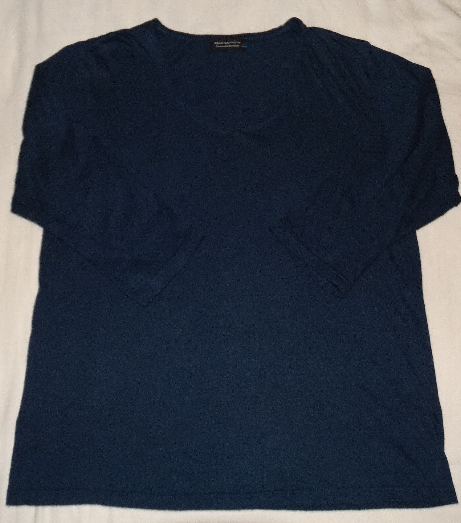 Japanese Brand × NANO universe X42 Nano Universe cotton silk loose fits tee sleeve 3/4 M/L Size US M / EU 48-50 / 2 - 3 Thumbnail