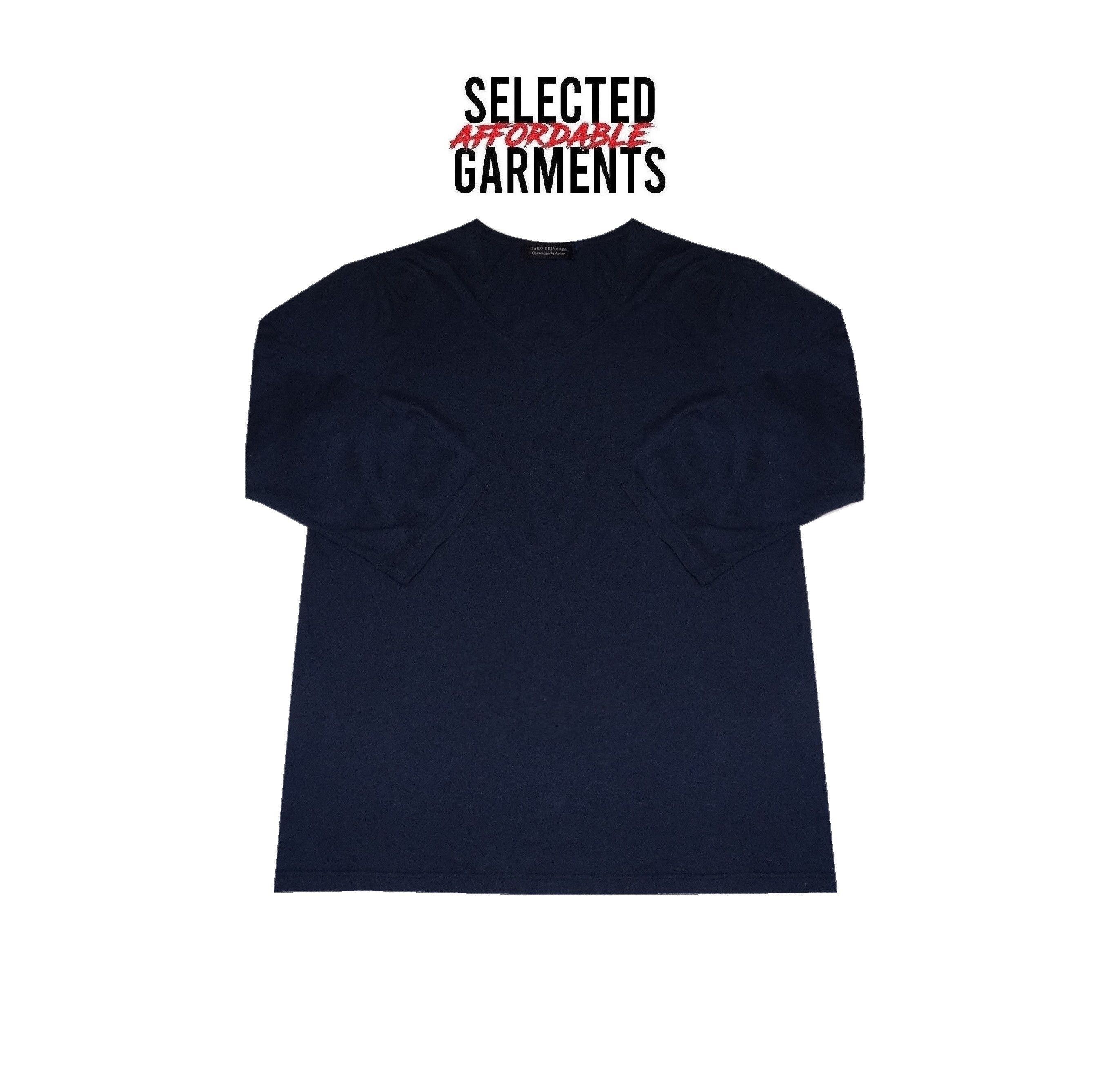 Japanese Brand × NANO universe X42 Nano Universe cotton silk loose fits tee sleeve 3/4 M/L Size US M / EU 48-50 / 2 - 1 Thumbnail