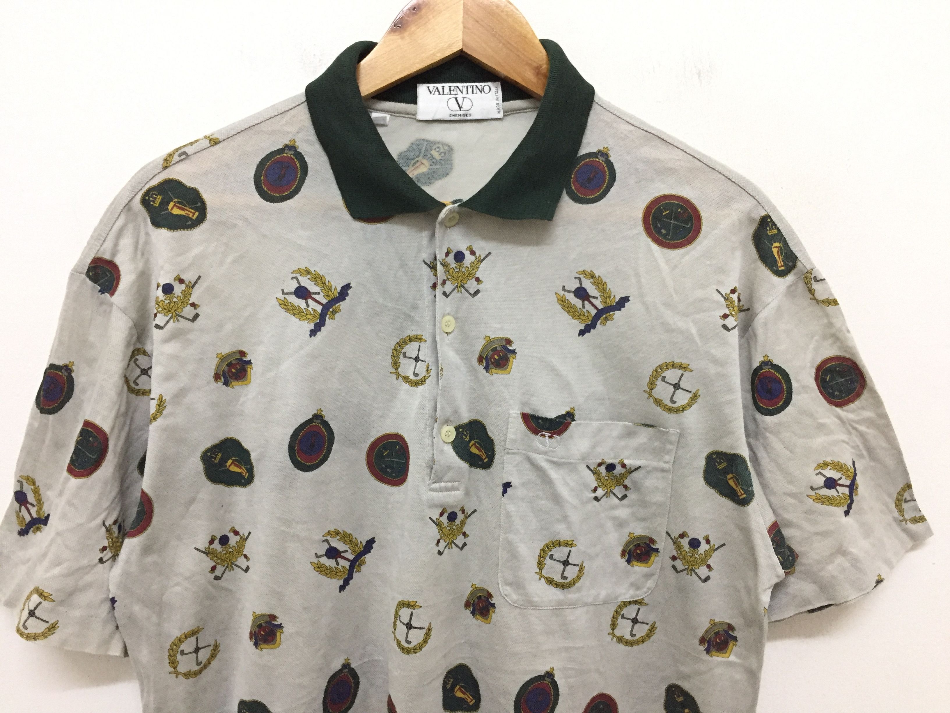 Valentino 80's Valentino Jeans Velentino Garavani Golf Crest Cross Size US L / EU 52-54 / 3 - 3 Thumbnail