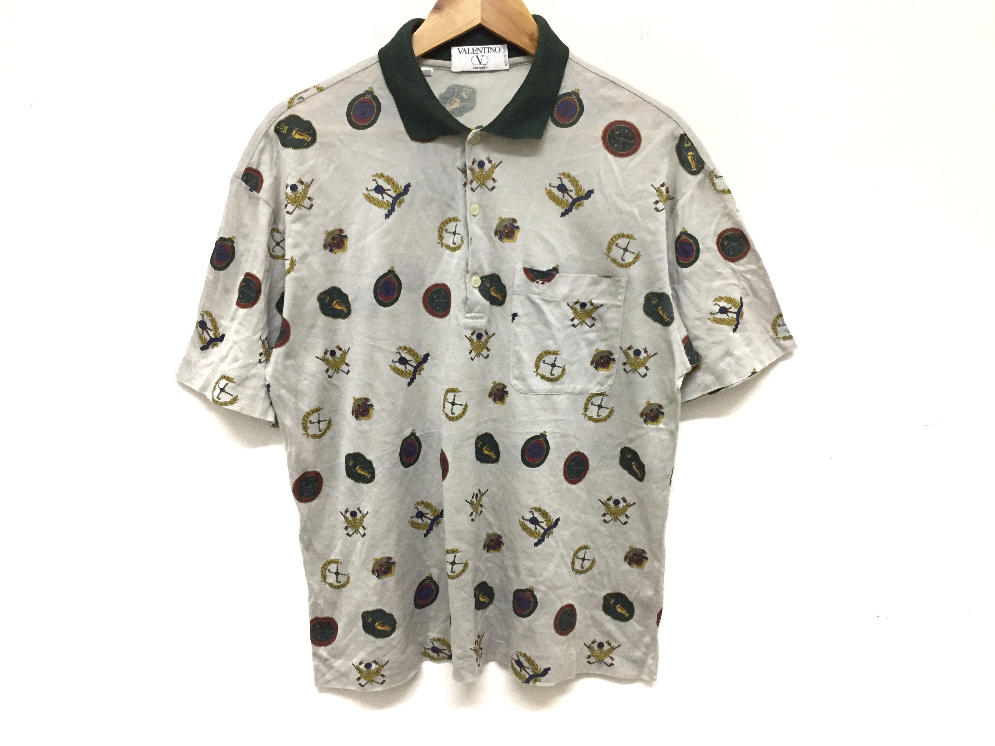 Valentino 80's Valentino Jeans Velentino Garavani Golf Crest Cross Size US L / EU 52-54 / 3 - 2 Thumbnail