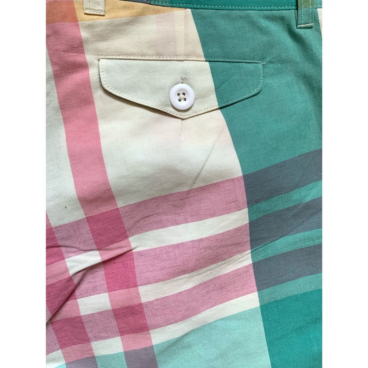 Noah NOAH PLEATED PLAID WIDE LEGS SHORTS Size US 32 / EU 48 - 19 Thumbnail
