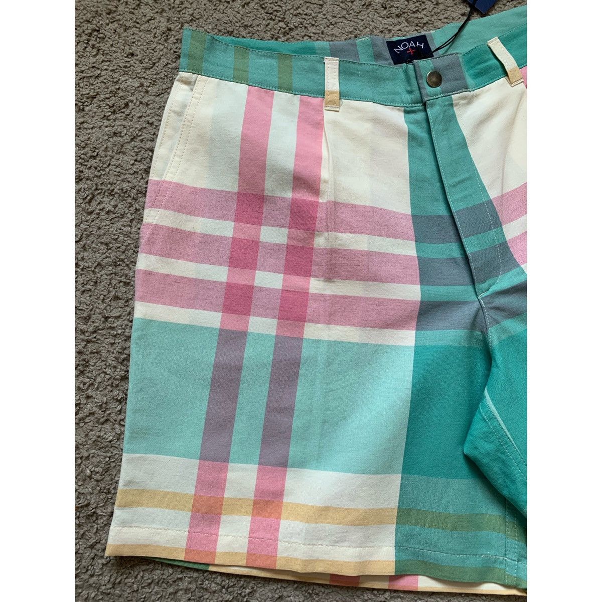 Noah NOAH PLEATED PLAID WIDE LEGS SHORTS Size US 32 / EU 48 - 17 Thumbnail