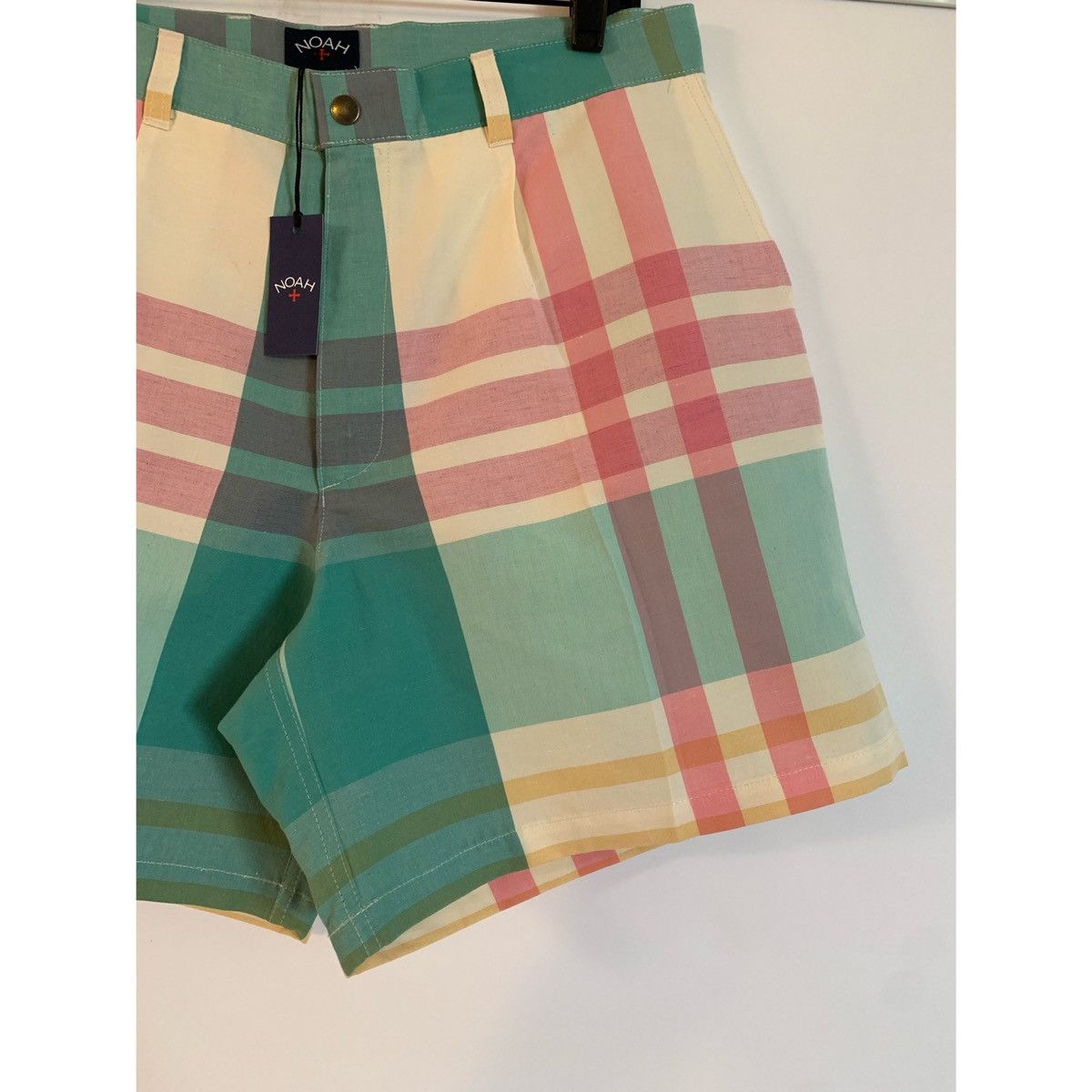 Noah NOAH PLEATED PLAID WIDE LEGS SHORTS Size US 32 / EU 48 - 9 Thumbnail