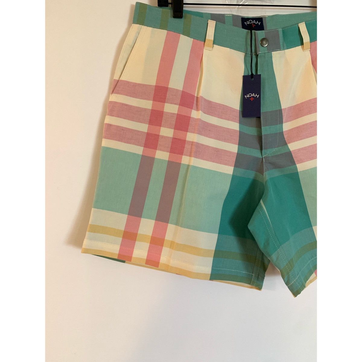 Noah NOAH PLEATED PLAID WIDE LEGS SHORTS Size US 32 / EU 48 - 8 Thumbnail