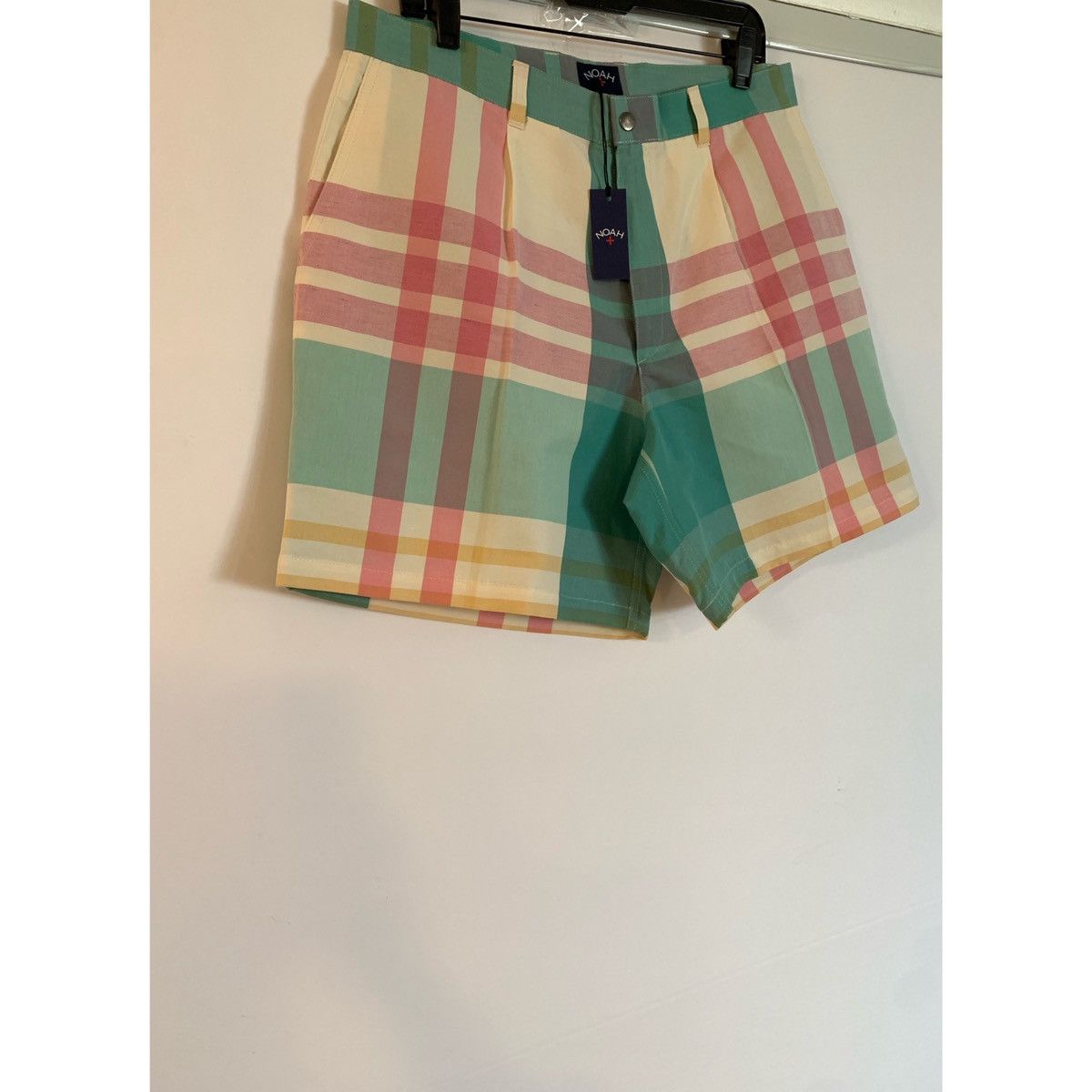 Noah NOAH PLEATED PLAID WIDE LEGS SHORTS Size US 32 / EU 48 - 7 Thumbnail