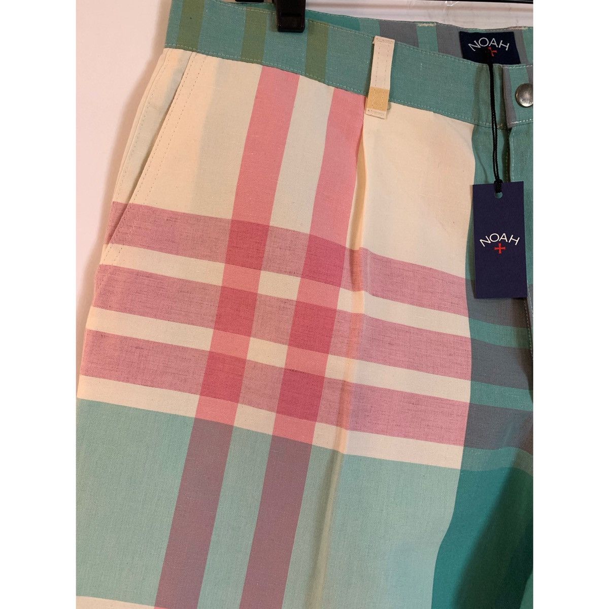 Noah NOAH PLEATED PLAID WIDE LEGS SHORTS Size US 32 / EU 48 - 11 Thumbnail