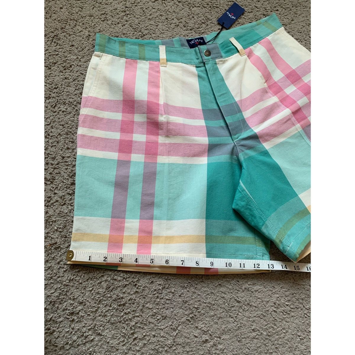 Noah NOAH PLEATED PLAID WIDE LEGS SHORTS Size US 32 / EU 48 - 23 Thumbnail