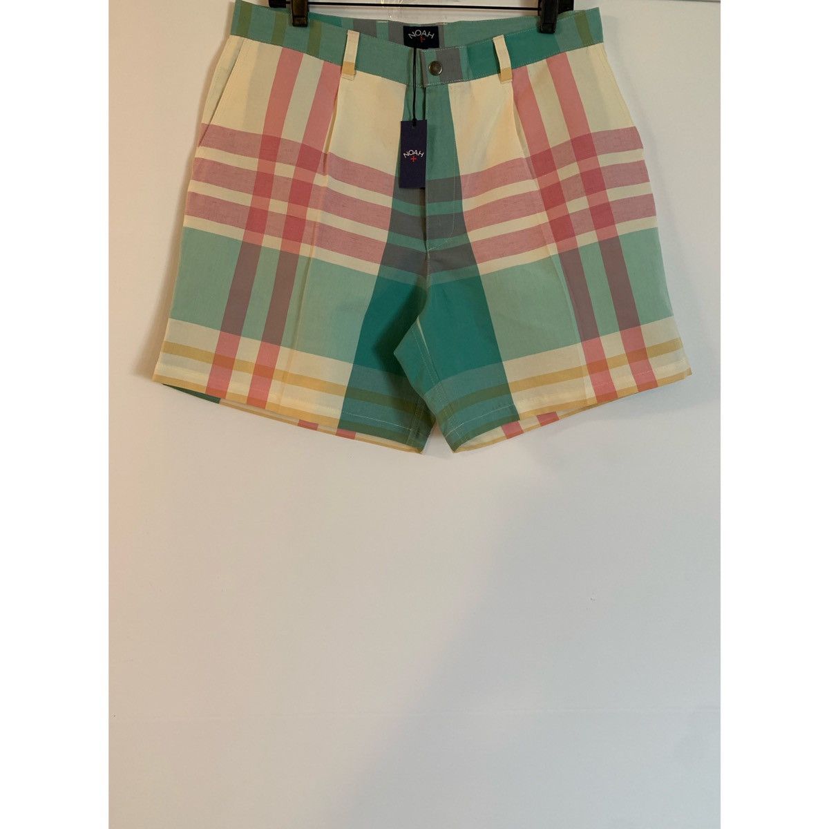 Noah NOAH PLEATED PLAID WIDE LEGS SHORTS Size US 32 / EU 48 - 5 Thumbnail