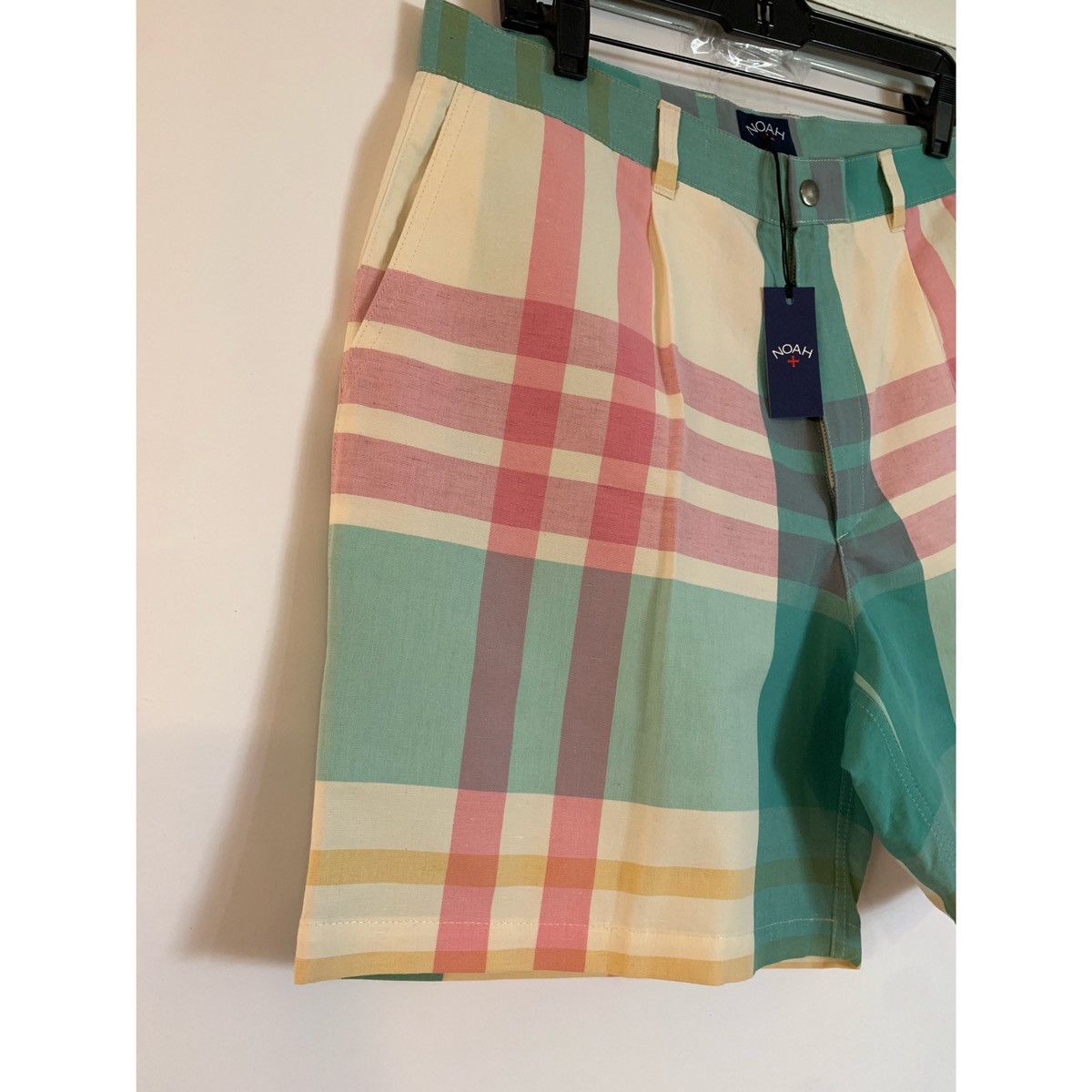 Noah NOAH PLEATED PLAID WIDE LEGS SHORTS Size US 32 / EU 48 - 12 Thumbnail