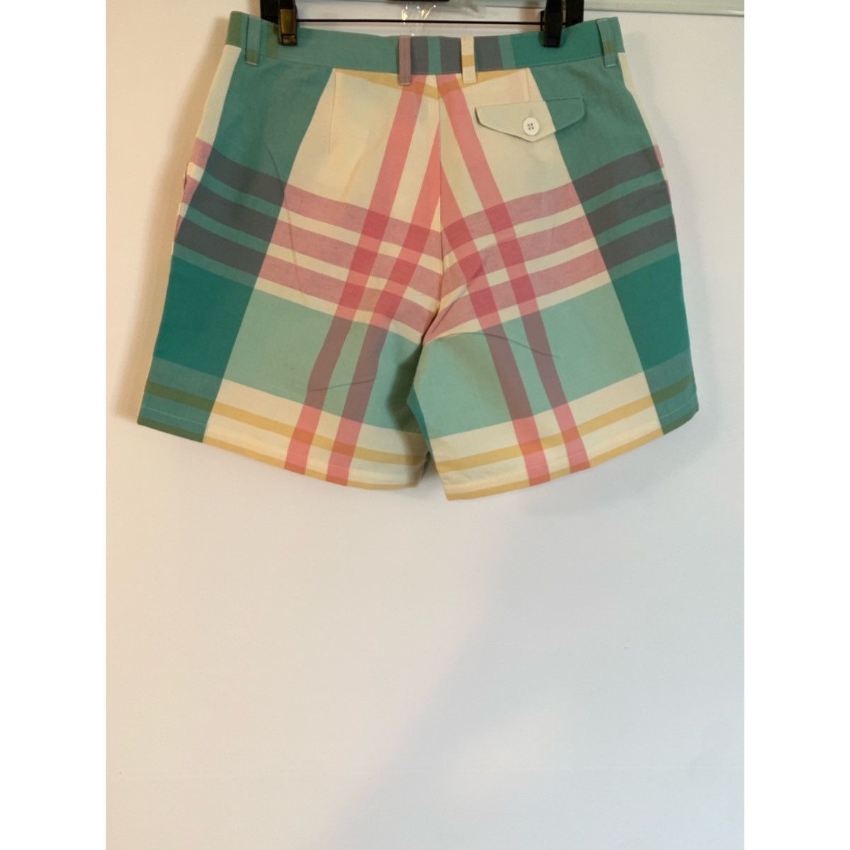 Noah NOAH PLEATED PLAID WIDE LEGS SHORTS Size US 32 / EU 48 - 18 Thumbnail