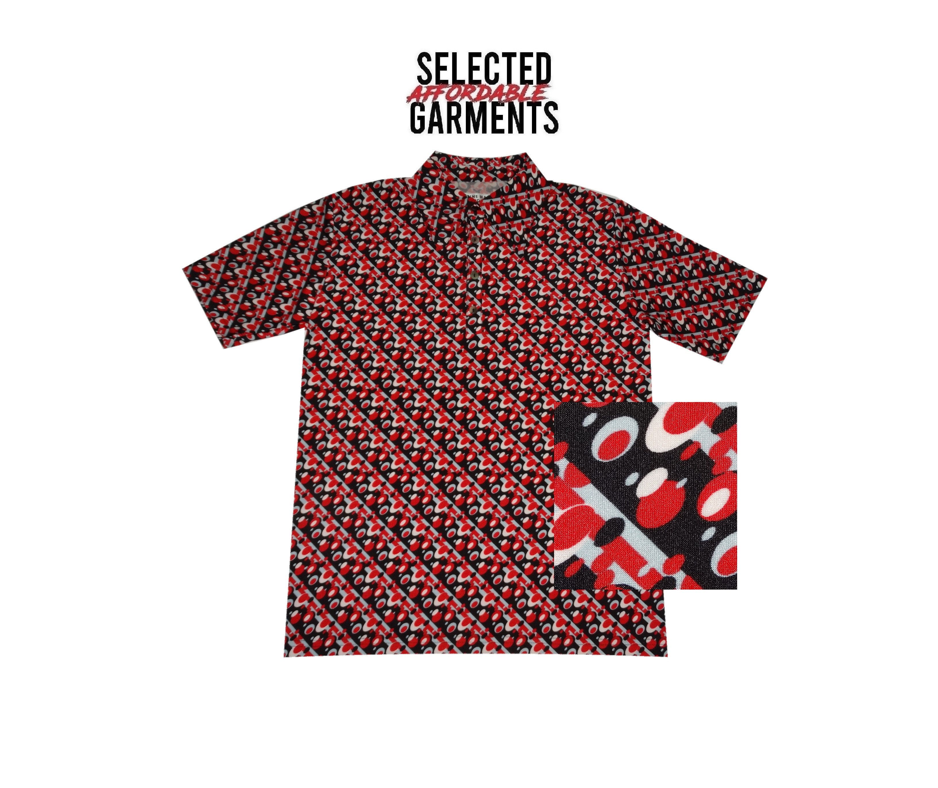 Designer × Katharine Hamnett London D7 Hamnett polo 70s disco psychedelik monogram, collar Size US M / EU 48-50 / 2 - 1 Thumbnail