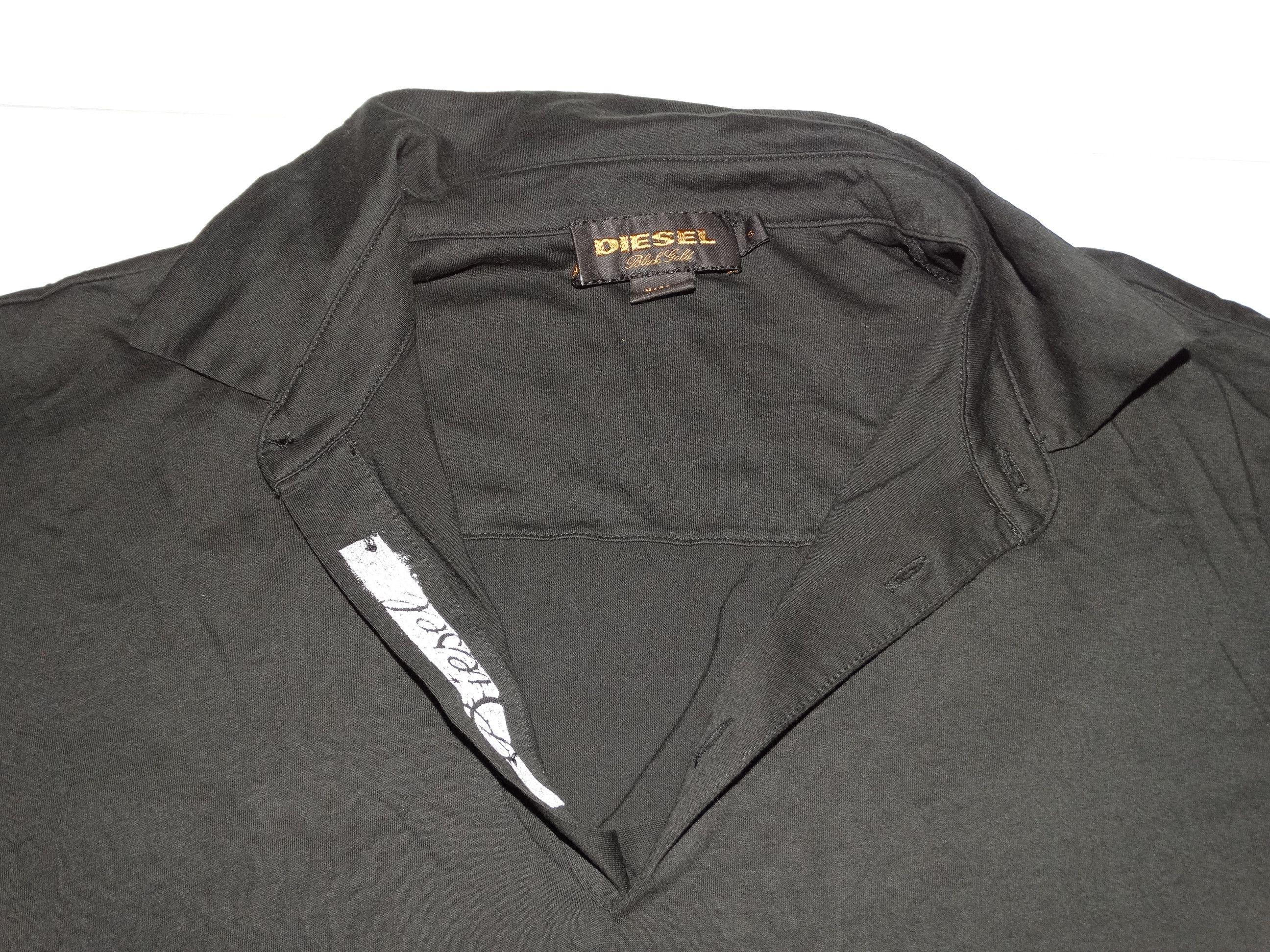 Designer × Diesel × Diesel Black Gold D26 Diesel Black gold oversized elongated polo S/L Size US M / EU 48-50 / 2 - 3 Thumbnail