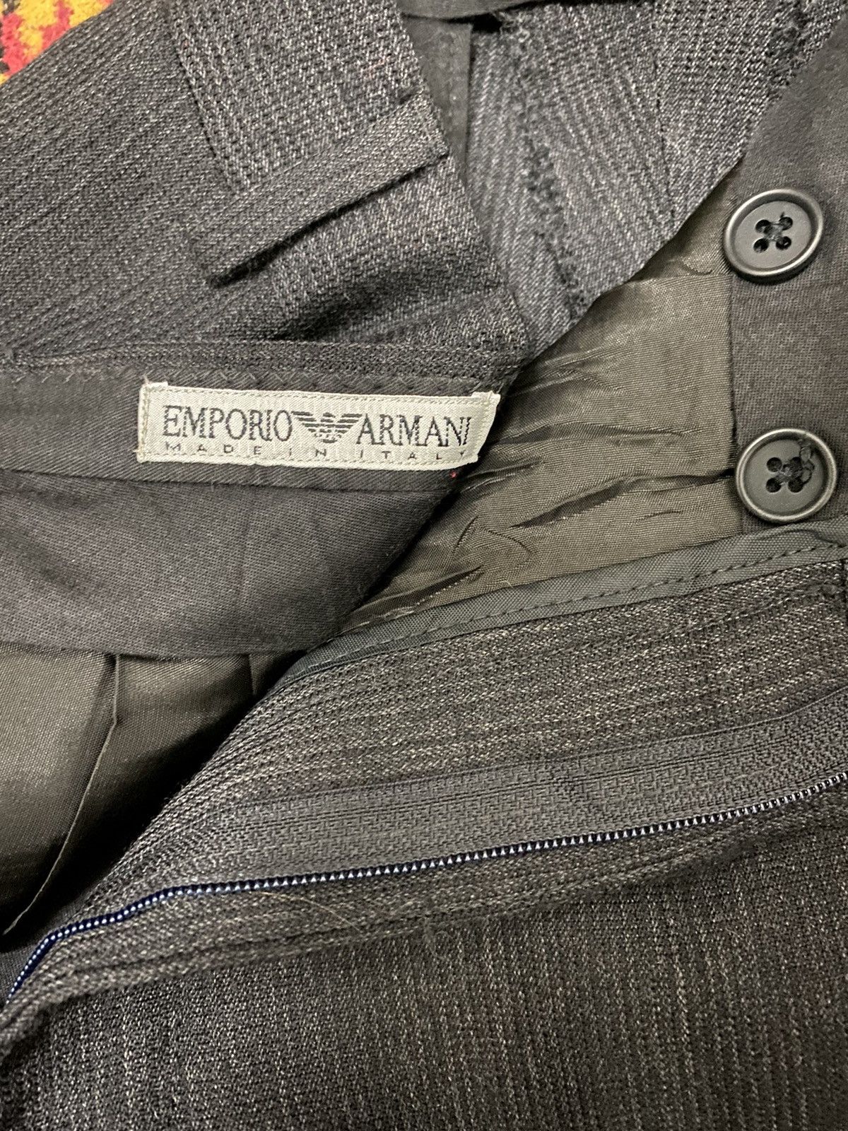 Emporio Armani Emporio Armani Gabardine Wool Trousers Pants Size US 28 / EU 44 - 5 Thumbnail
