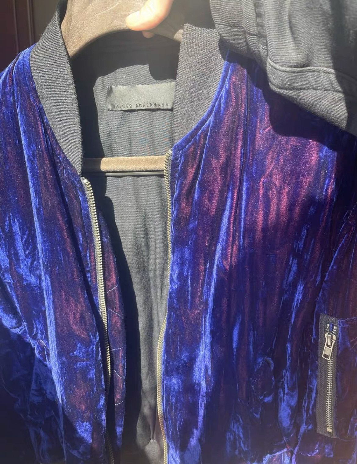 Haider Ackermann Haider Ackermann 2016 Velvet Bomber Jkt Size M Size US M / EU 48-50 / 2 - 1 Thumbnail