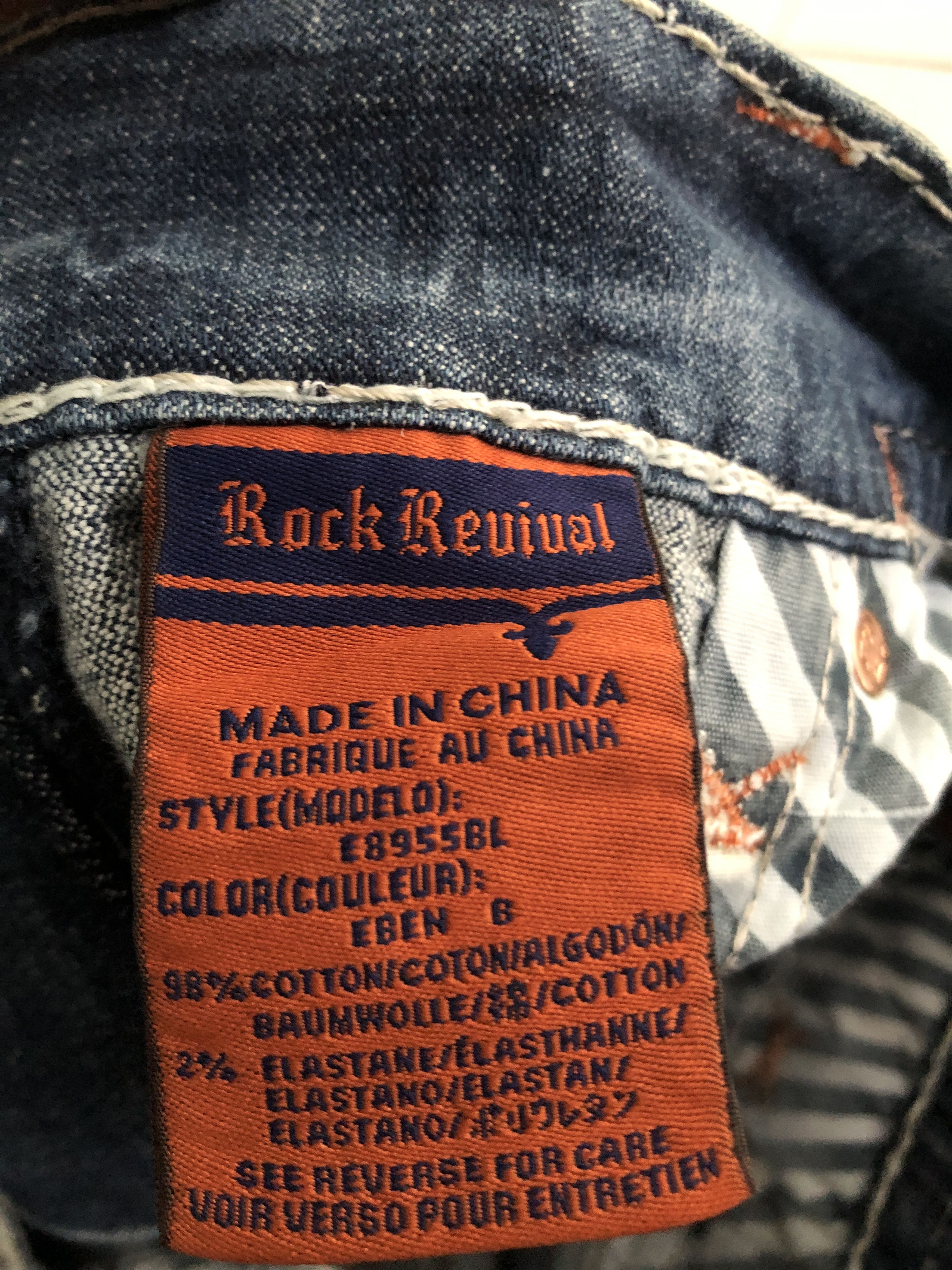 Rock Revival Vintage Rock Revival Denim Pants Size US 33 - 9 Thumbnail