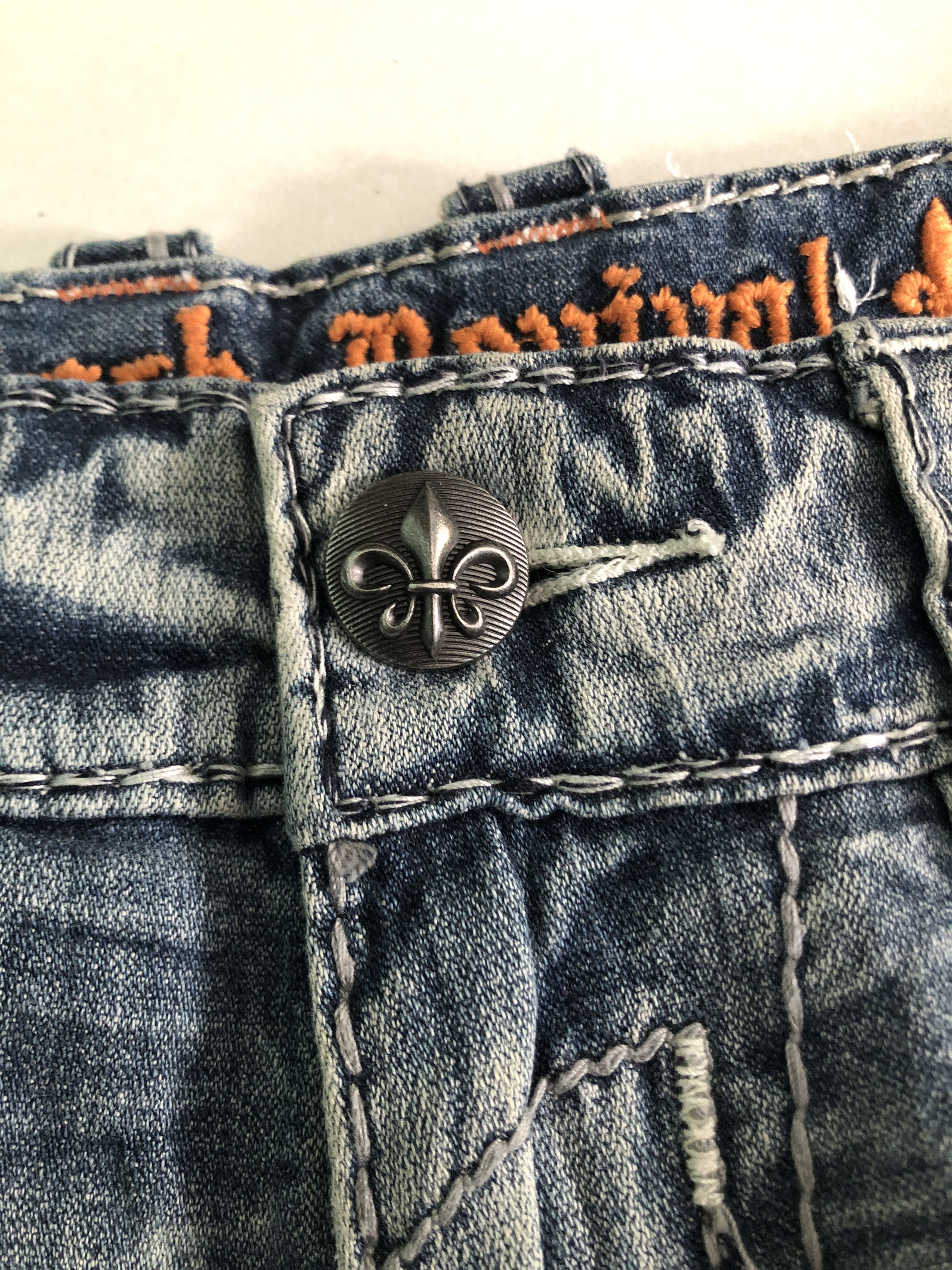 Rock Revival Vintage Rock Revival Denim Pants Size US 33 - 6 Thumbnail