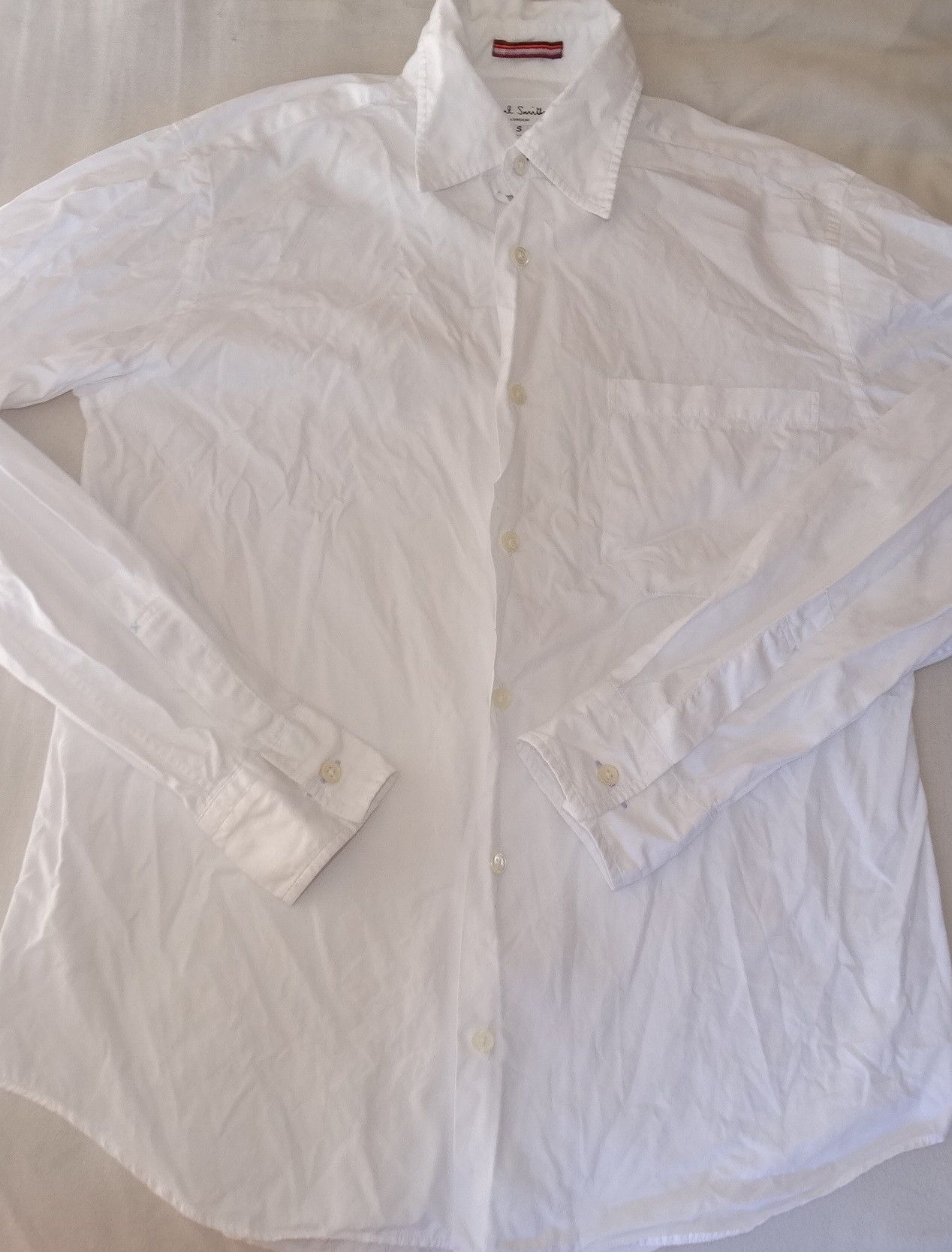Paul Smith Paul Smith white shirt made in japan size S slim Size US XS / EU 42 / 0 - 7 Thumbnail