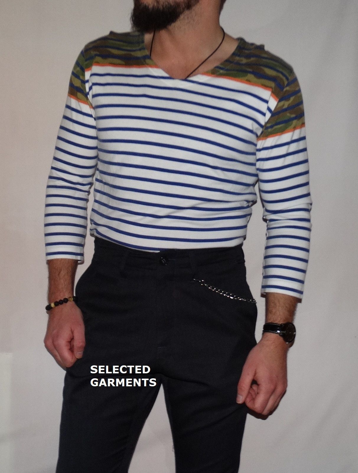 United Arrows × monkey time V10 United Arrows Monkey time stripes stripped camo tee M Size US M / EU 48-50 / 2 - 3 Thumbnail